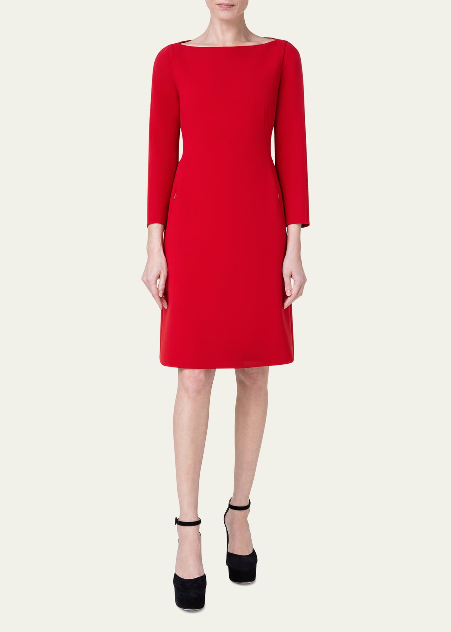 Akris red dress clearance