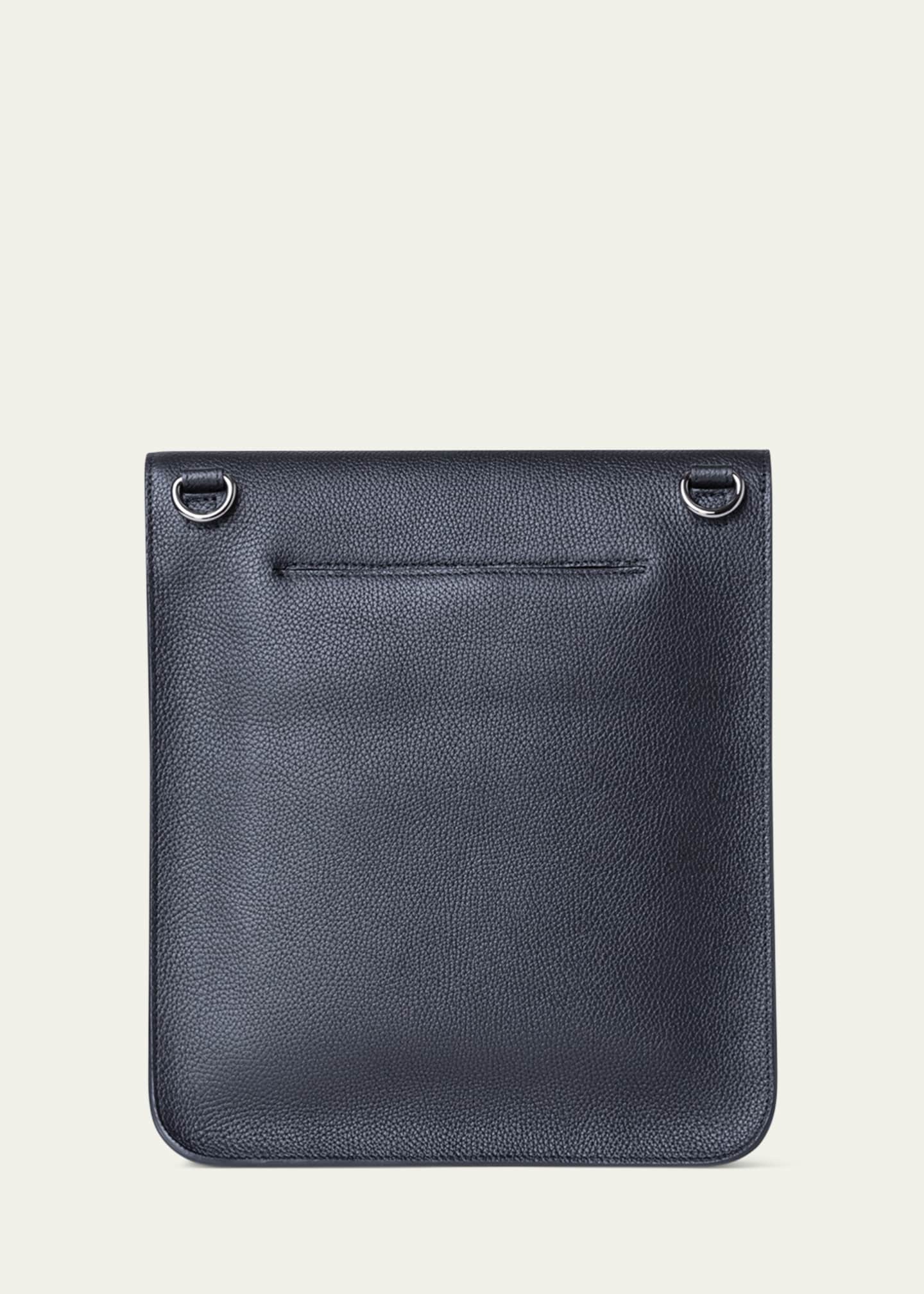 Akris Anouk Medium Flap Leather Messenger Bag Image 3 of 6