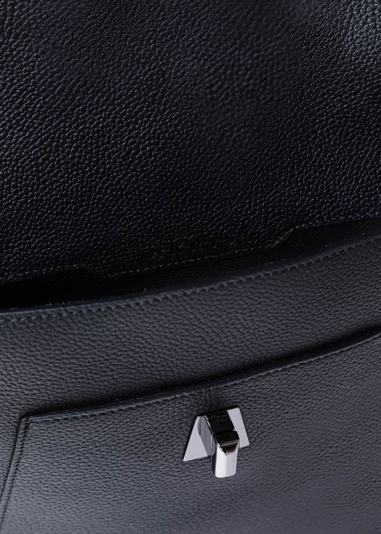 Akris Anouk Medium Flap Leather Messenger Bag Image 4 of 6