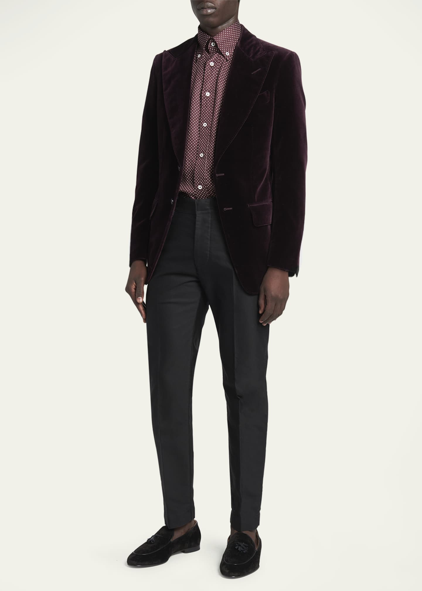 Atticus velvet suit jacket