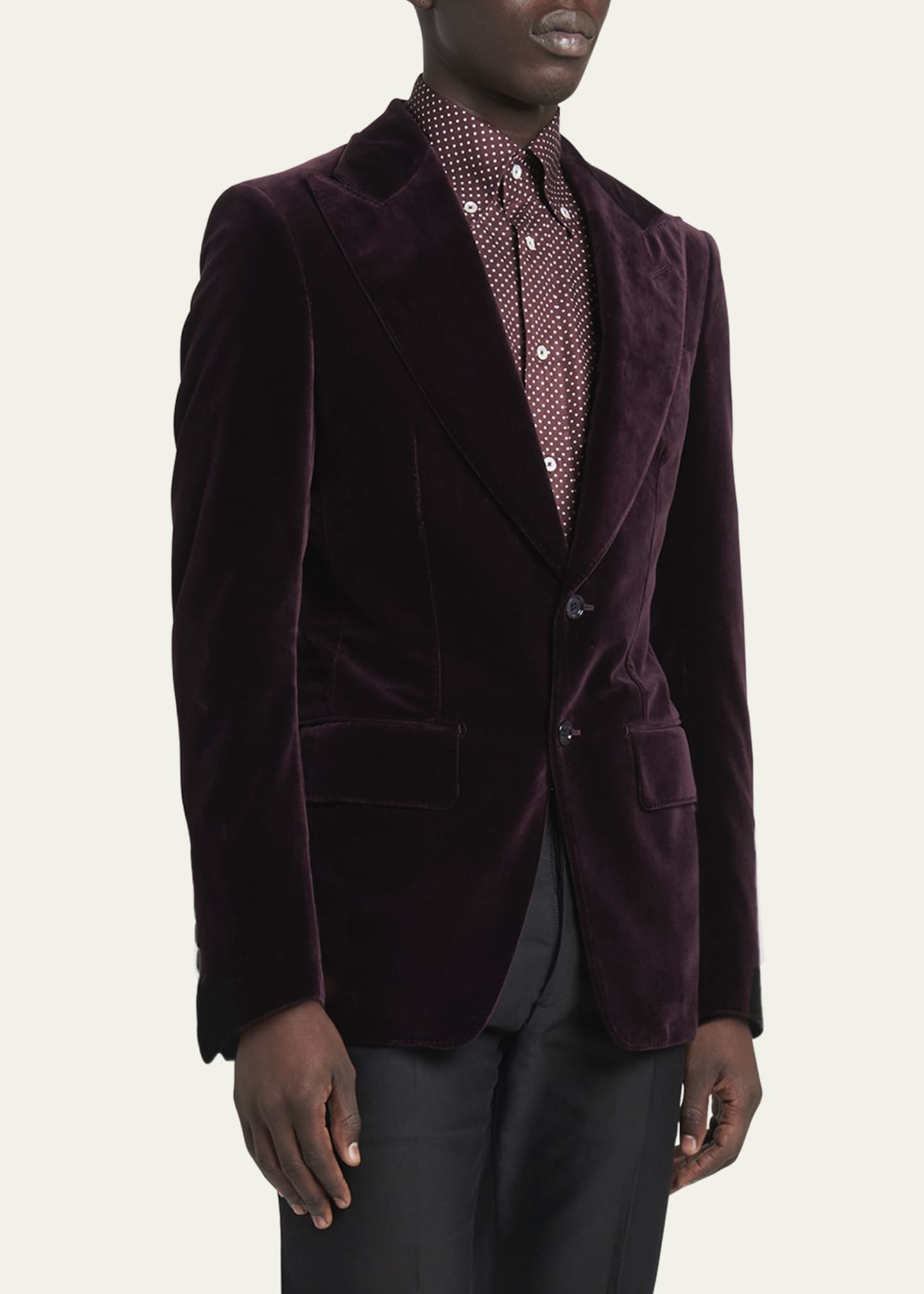 Velvet jacket deals mens burgundy