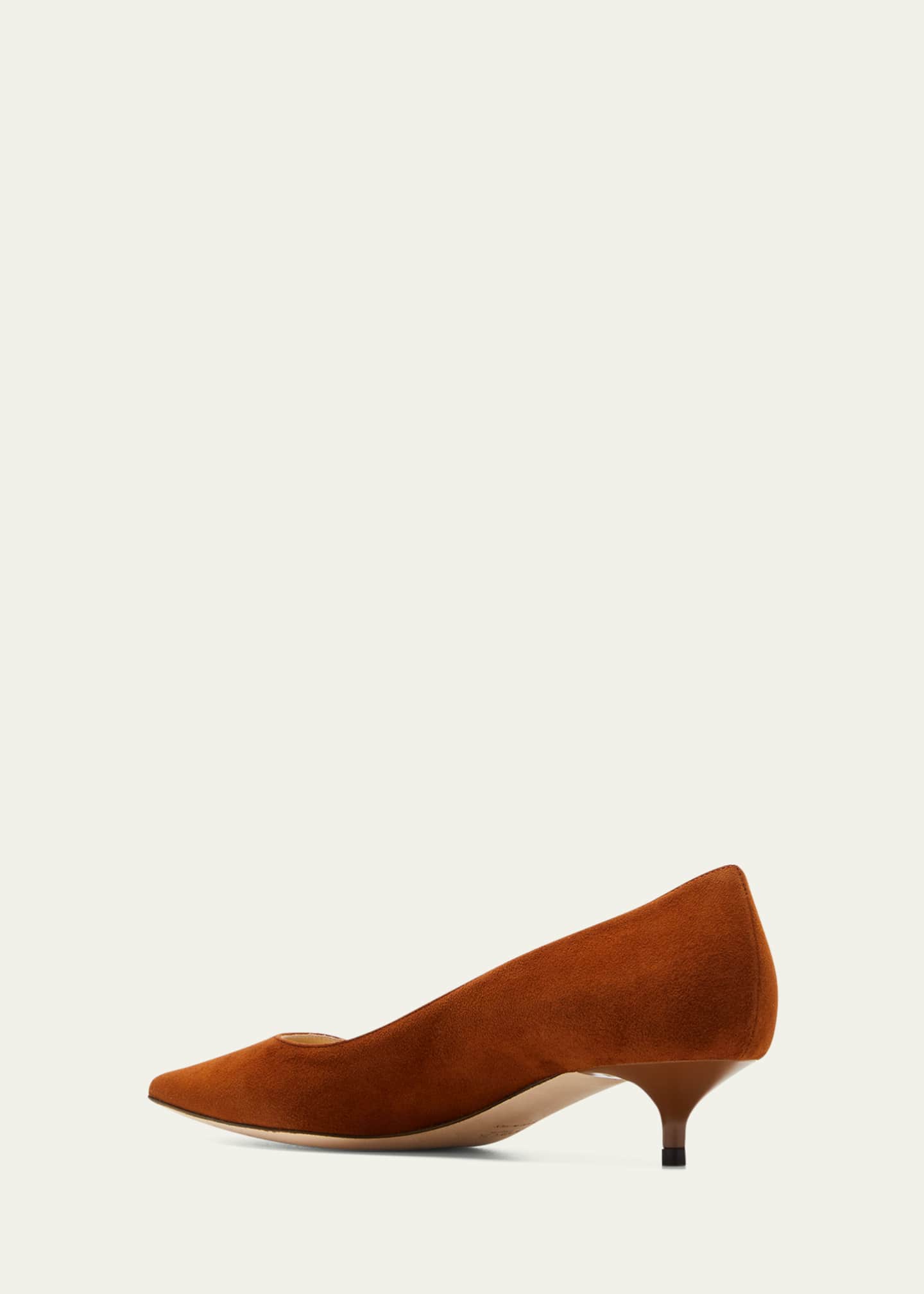 Jimmy Choo Amelia Suede Kitten-Heel Pumps - Bergdorf Goodman