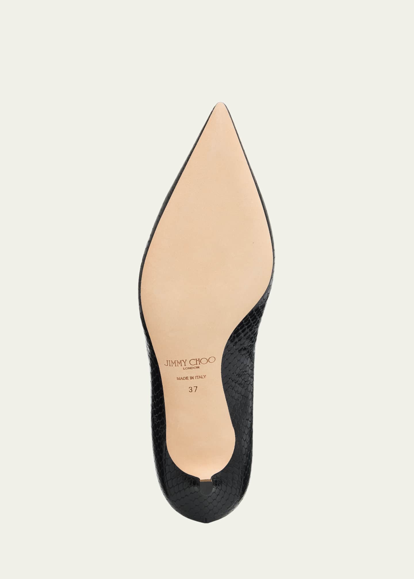 JIMMY CHOO AMELIA ミュール Amelia | Black Calf Leather Pumps | JIMMY CHOO