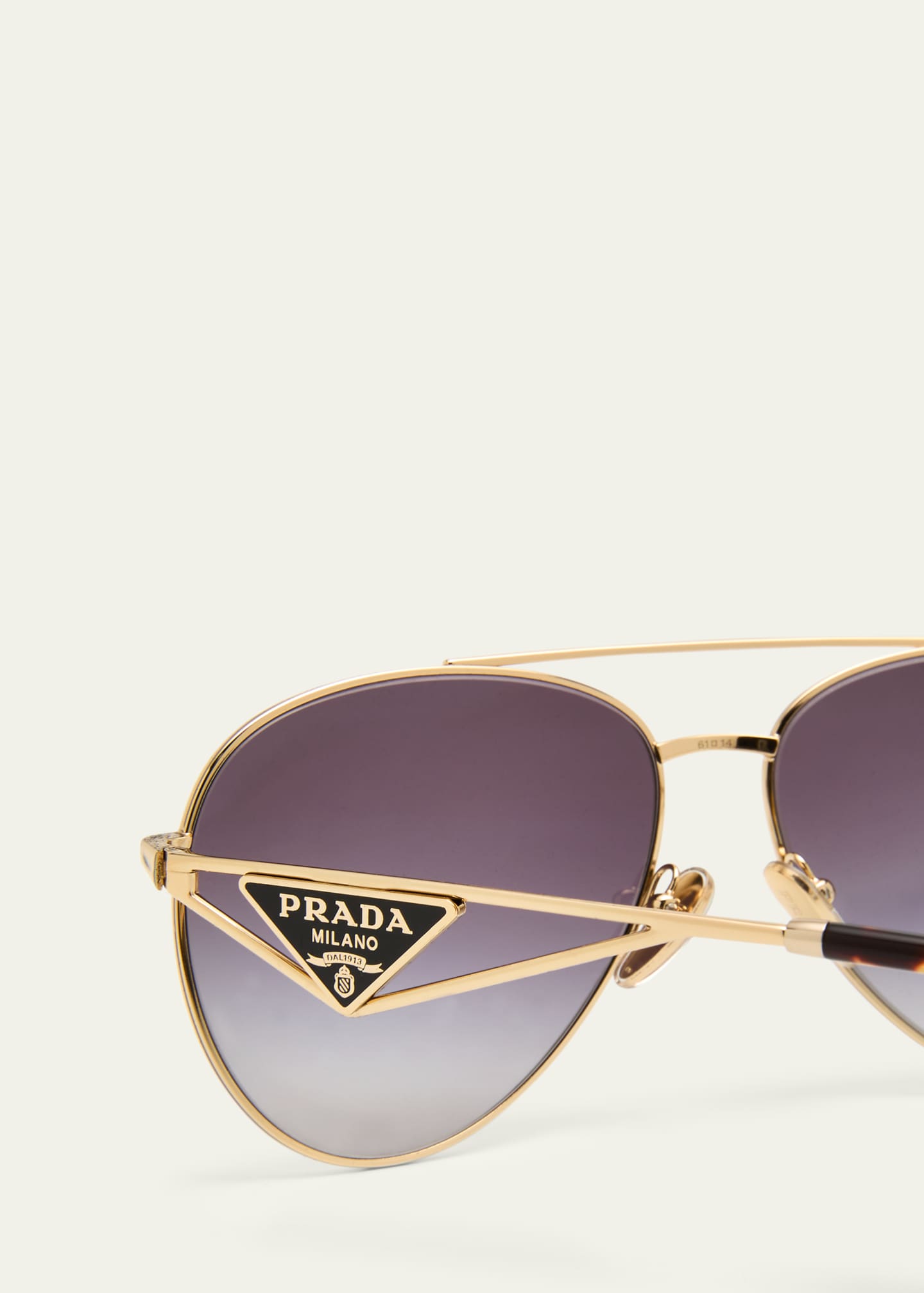 Women's prada aviator sunglasses clearance