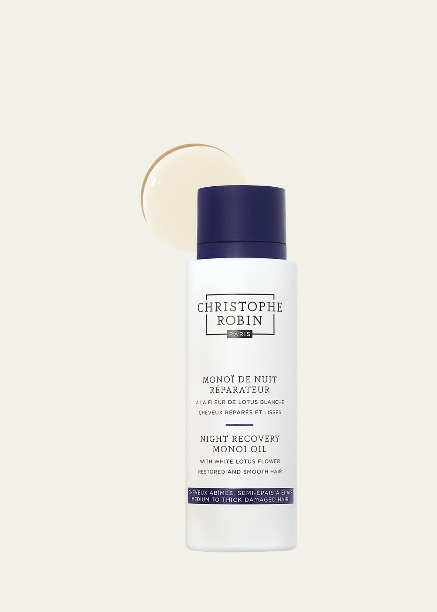 Christophe Robin Night Recovery Monoi Oil, 3.2 oz. Image 2 of 2