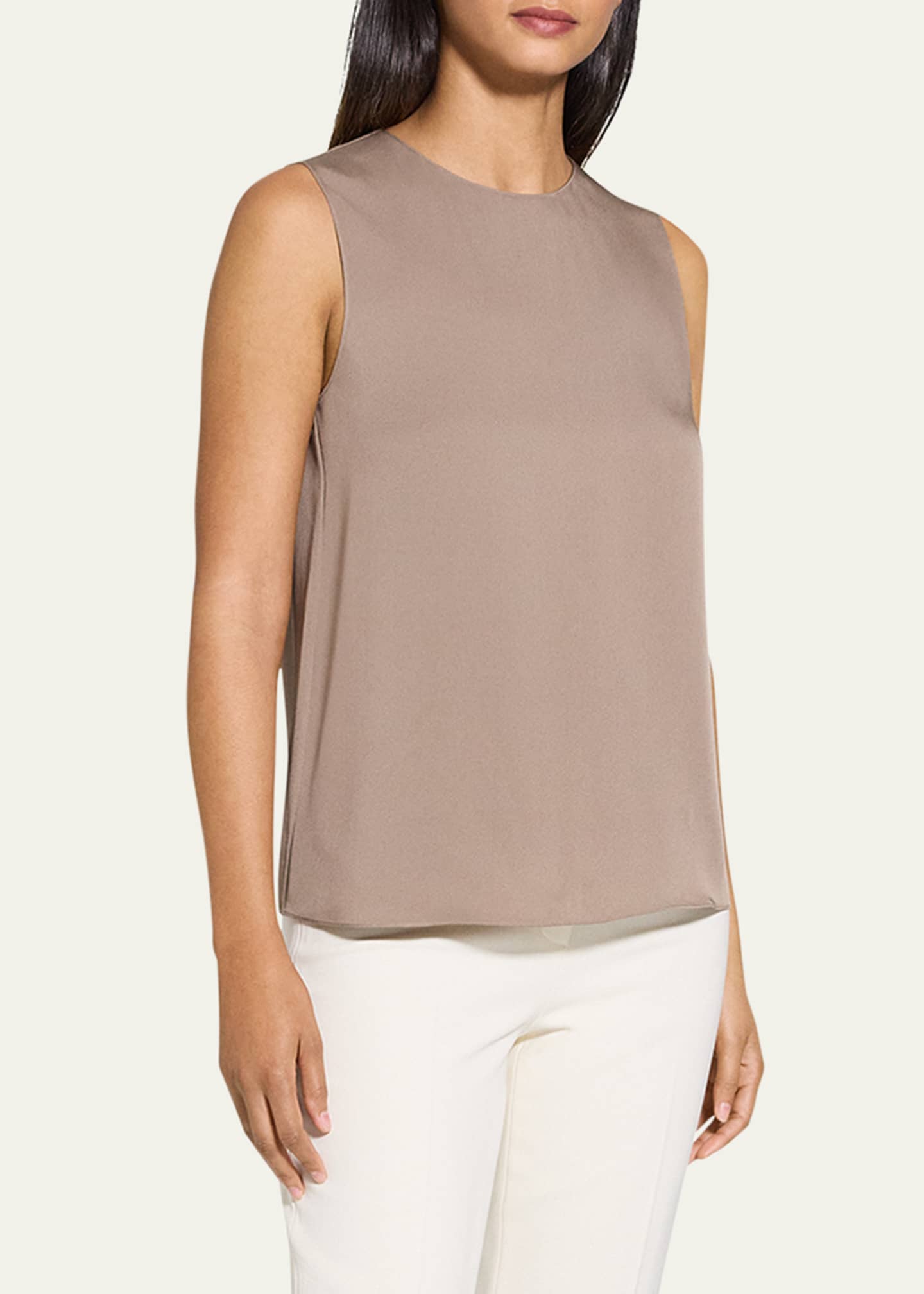 Theory Silk Straight Shell Top Image 4 of 5