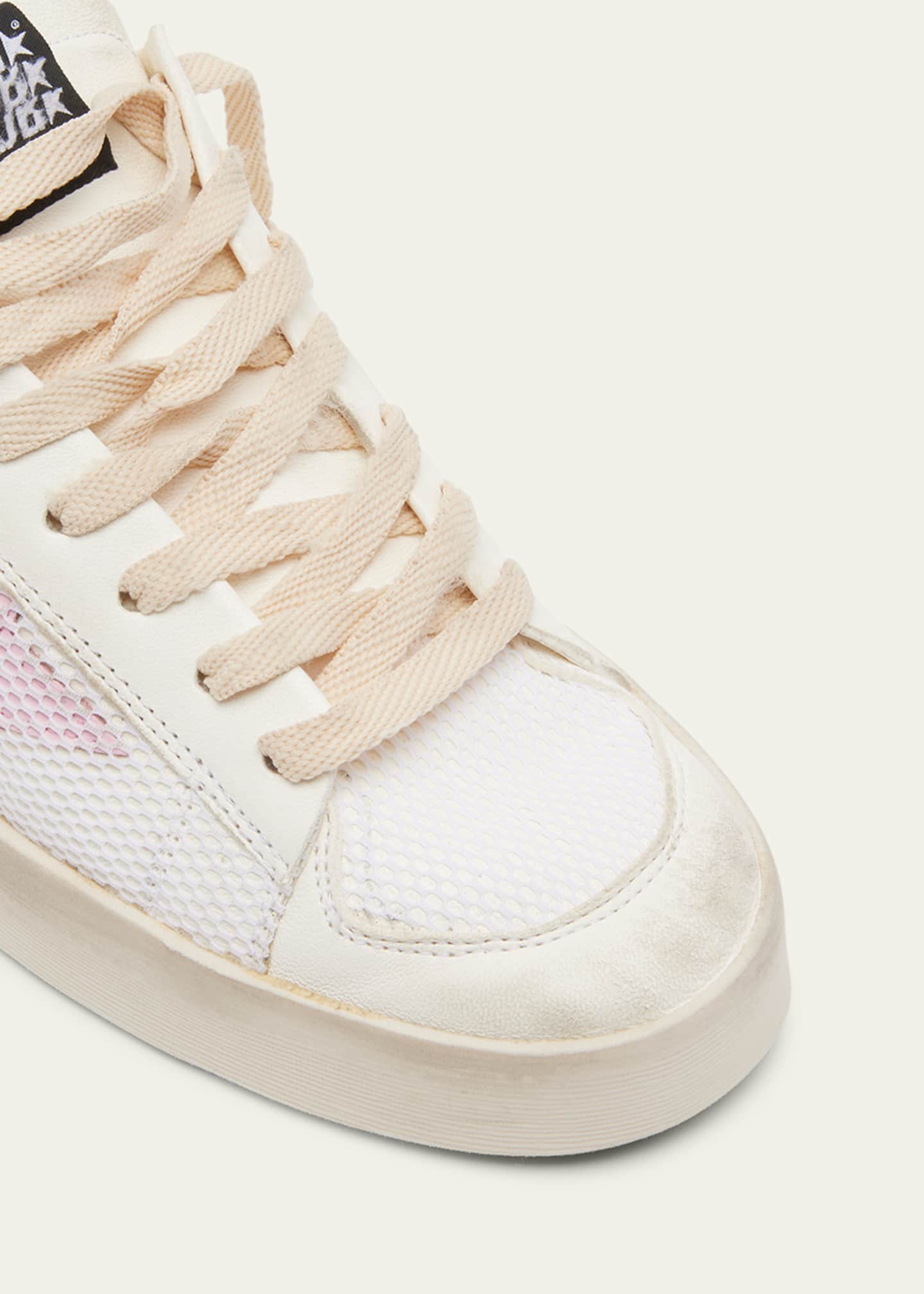 Golden Goose Stardan Leather Net Low-Top Sneakers Image 5 of 5