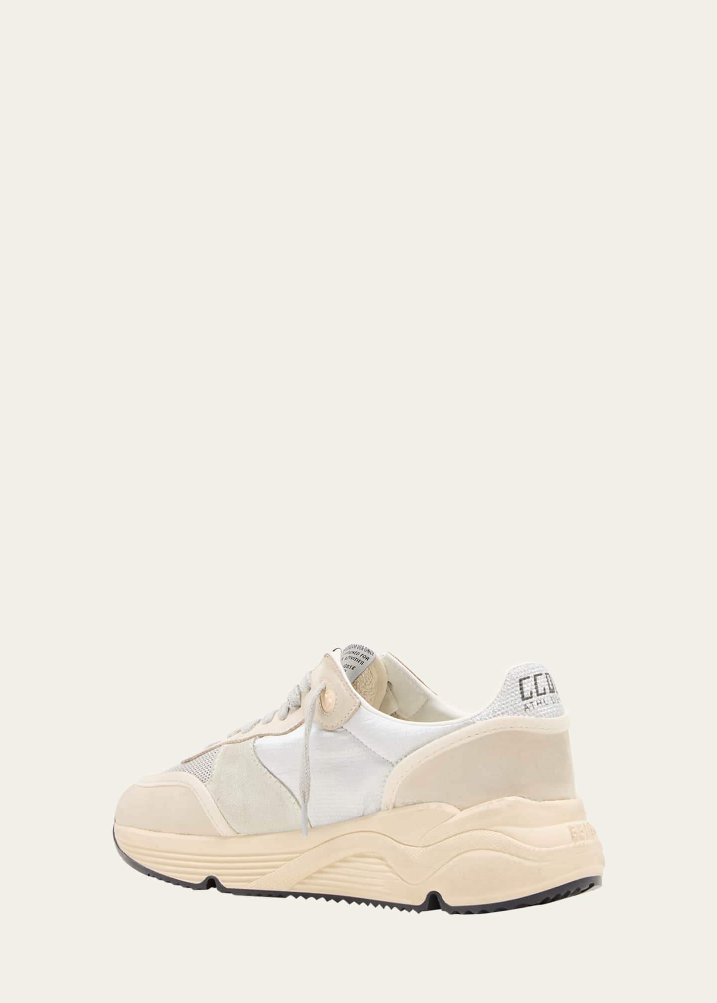 Golden Goose Star Nylon Leather Running Sneakers Image 4 of 5