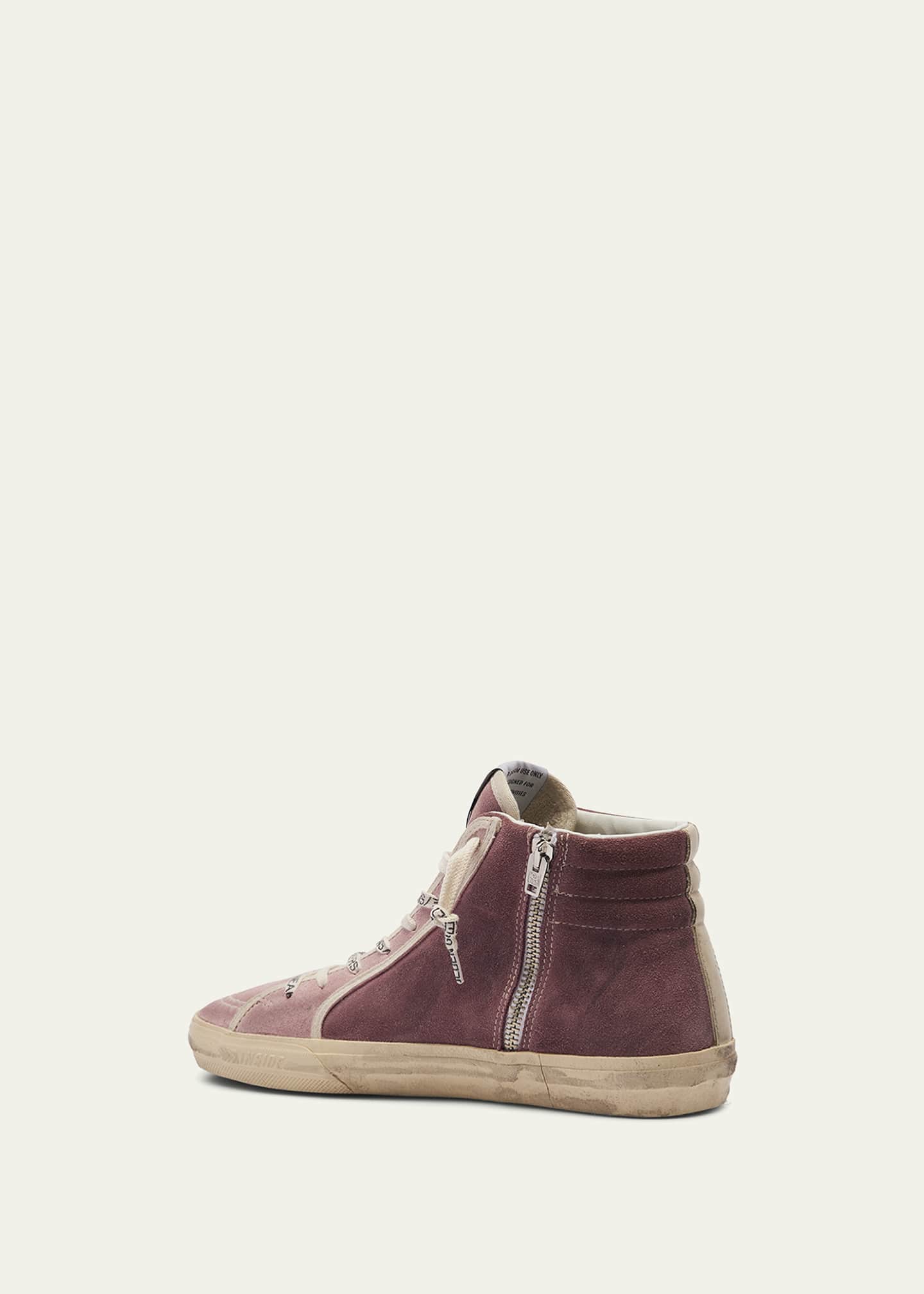 Golden Goose Slide Mid-Top Suede Sneakers Image 4 of 5