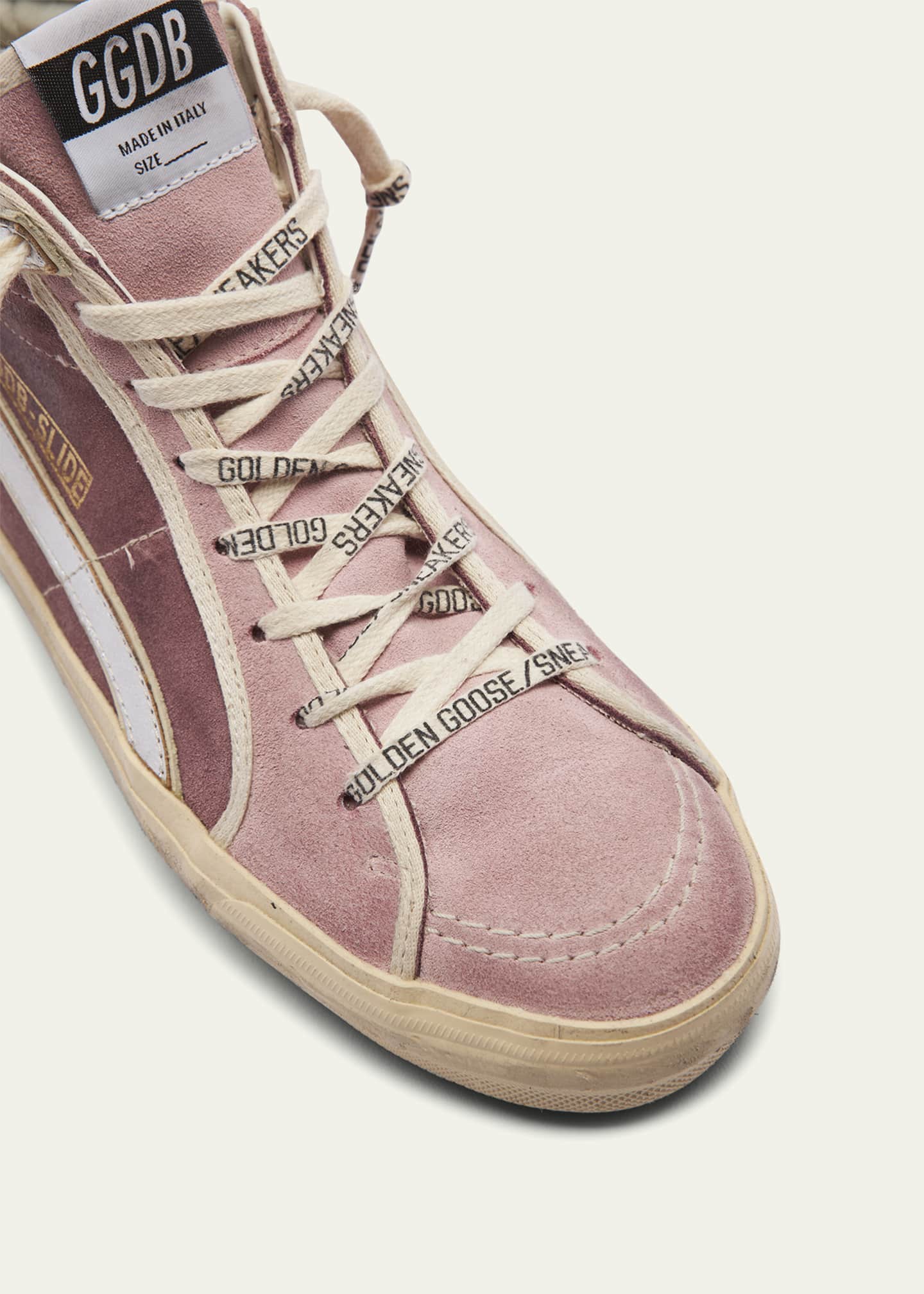 Golden Goose Slide Mid-Top Suede Sneakers Image 5 of 5