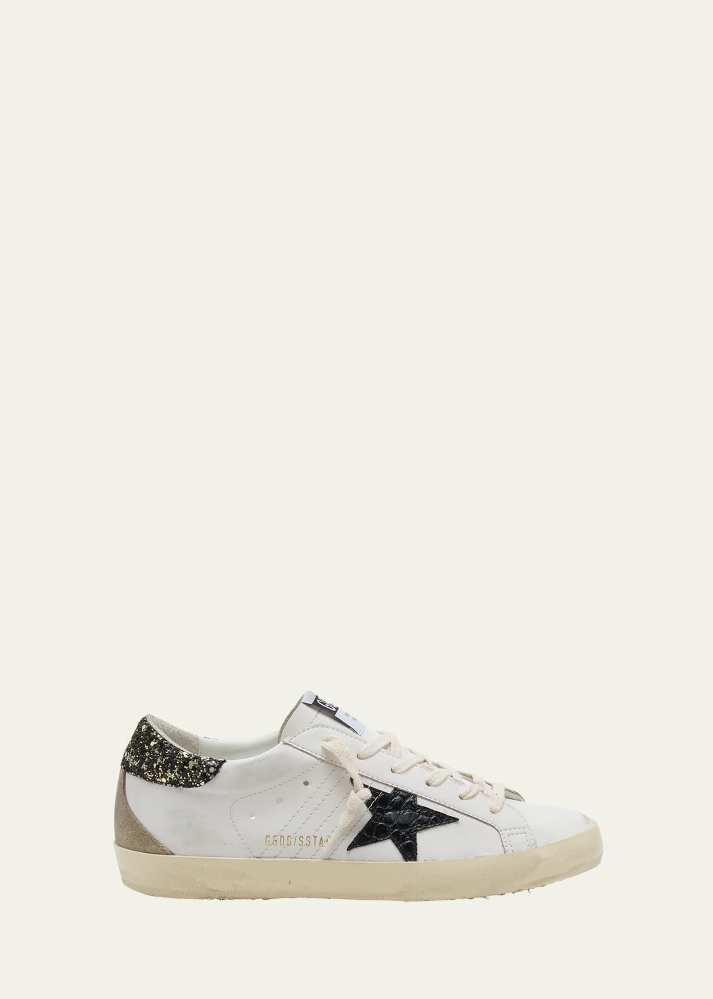 Golden Goose Superstar Mixed Leather Low-Top Sneakers Image 1 of 5