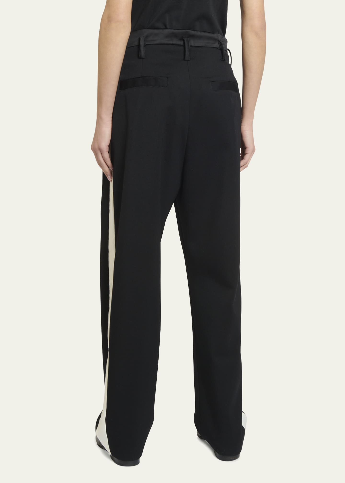 MERYLL ROGGE Pleated Tuxedo Pants Bergdorf Goodman
