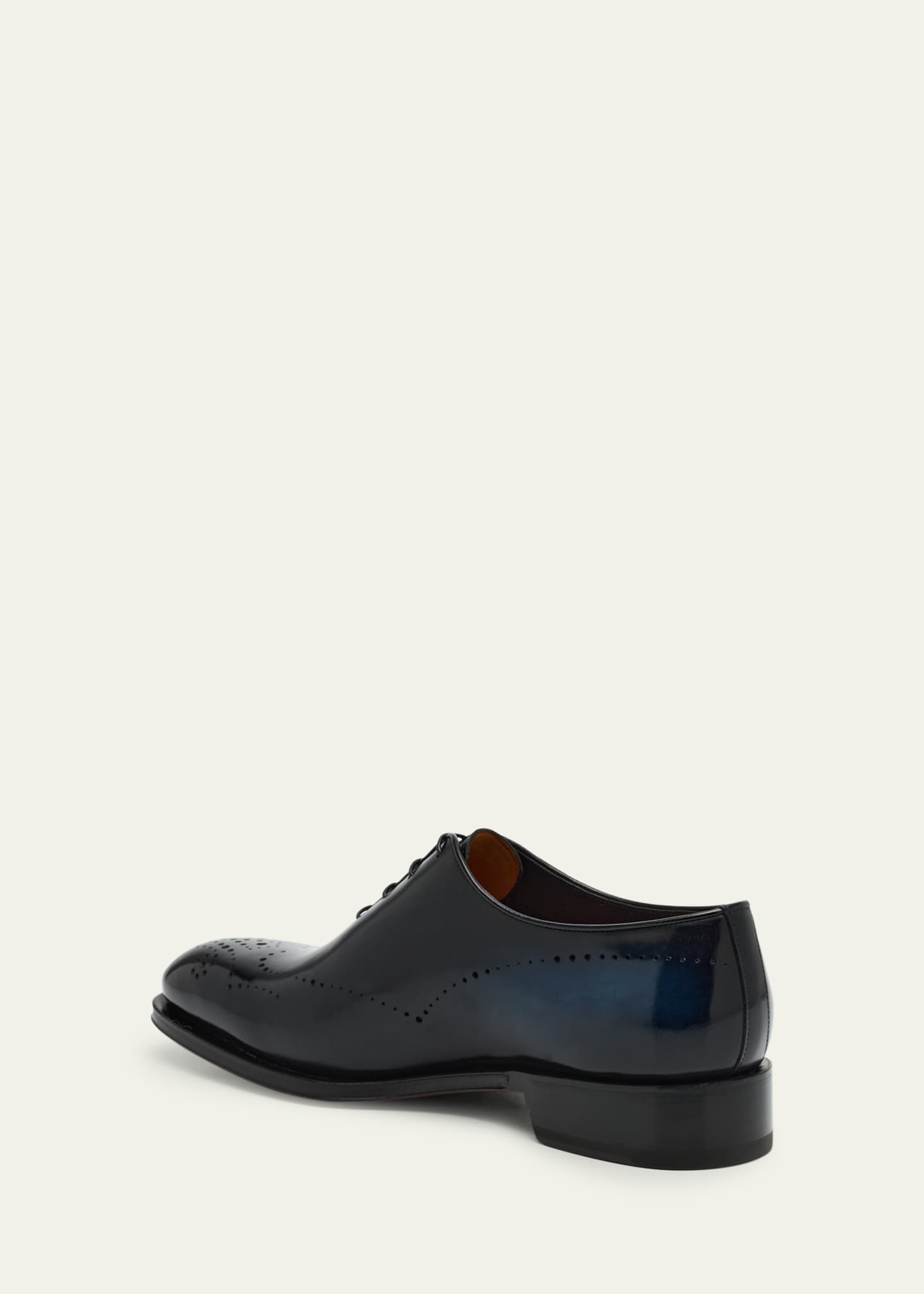 Santoni Men's Kaj Bicolor Brogue Leather Oxfords - Bergdorf