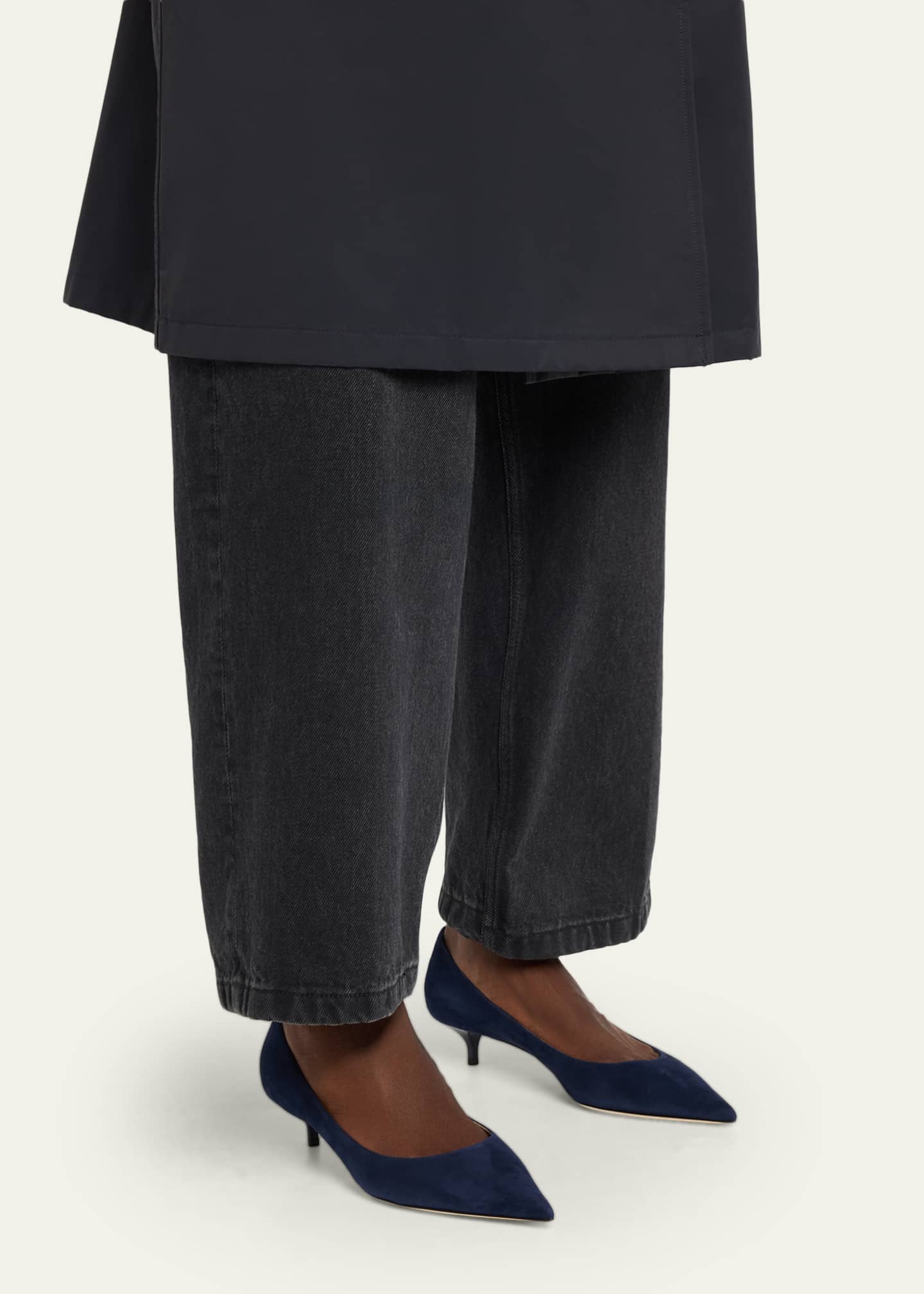 Jimmy Choo Amelia Suede Kitten-Heel Pumps - Bergdorf Goodman