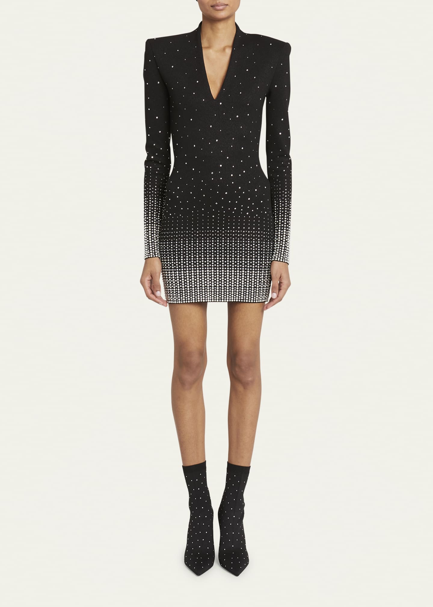 Embellished Knit Body-Con Dress Bergdorf Goodman