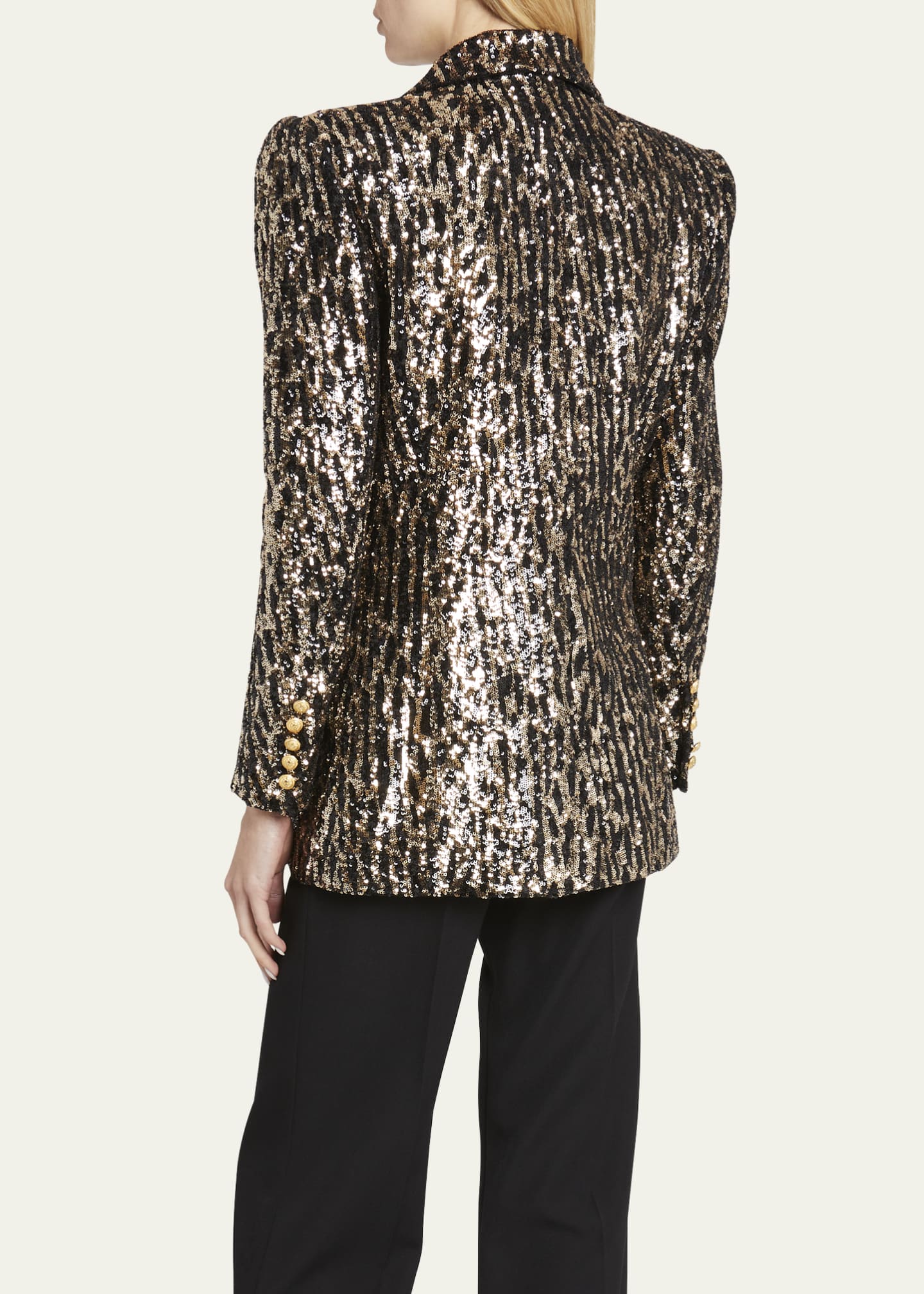 Sequin Double-Breasted Blazer Jacket - Bergdorf Goodman