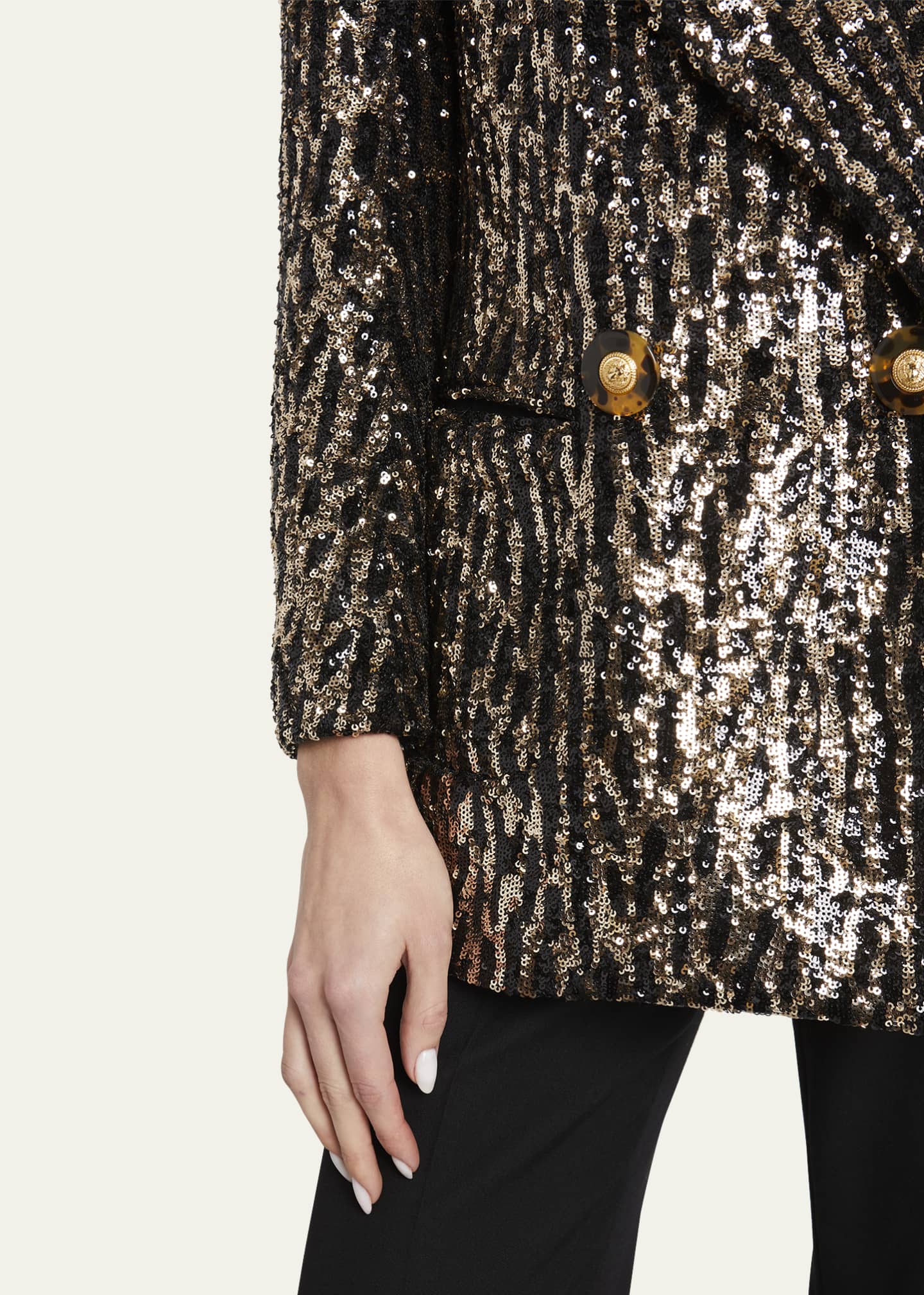 Balmain sequin blazer dress outlet