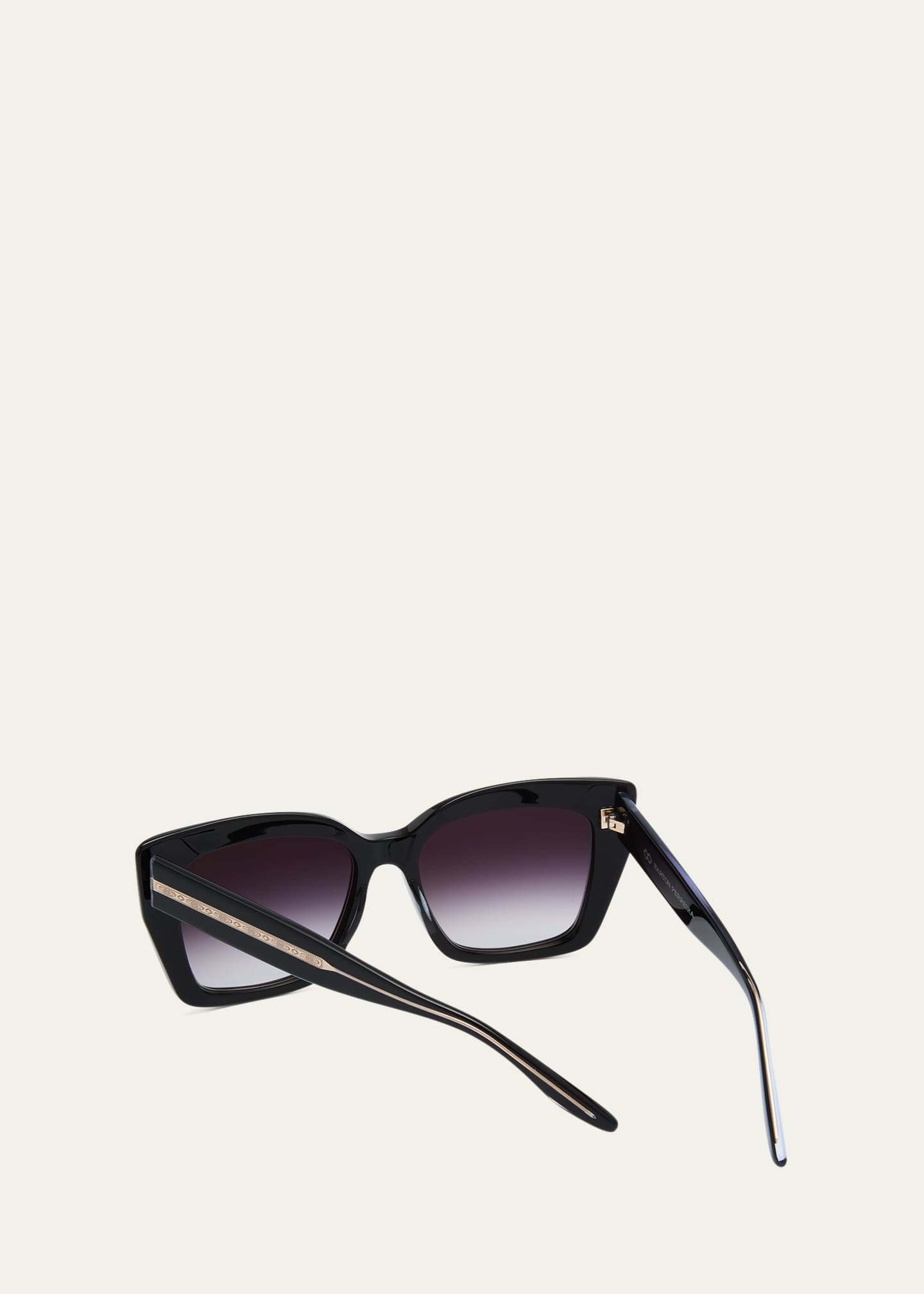 Barton Perreira Devine Square Acetate & Titanium Sunglasses Image 3 of 5