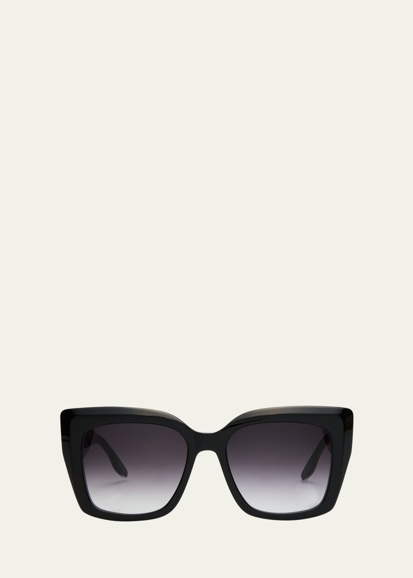 Barton Perreira Devine Square Acetate & Titanium Sunglasses - Bergdorf ...