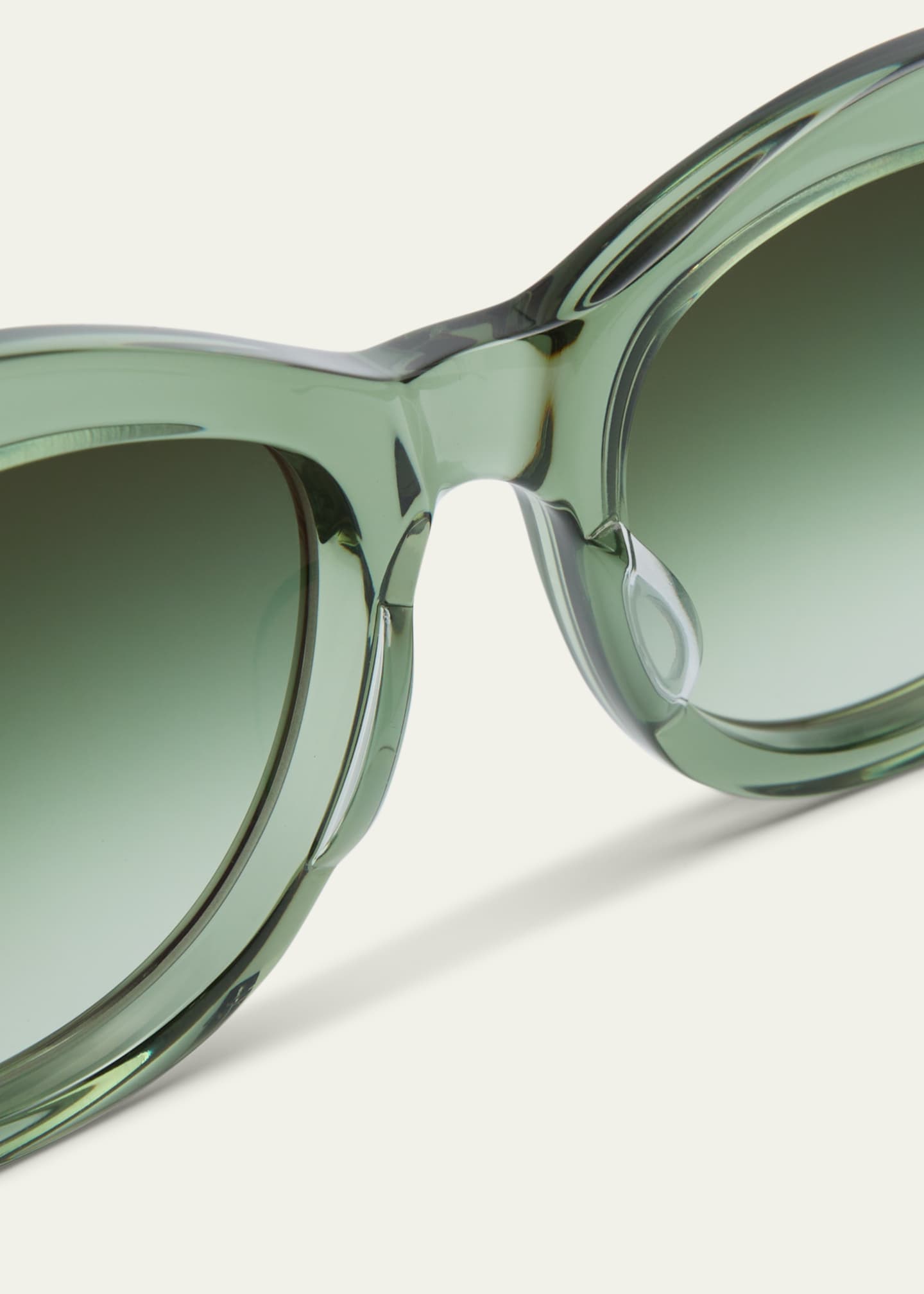 Barton Perreira Coquette Gradient Green Acetate Cat-Eye Sunglasses ...