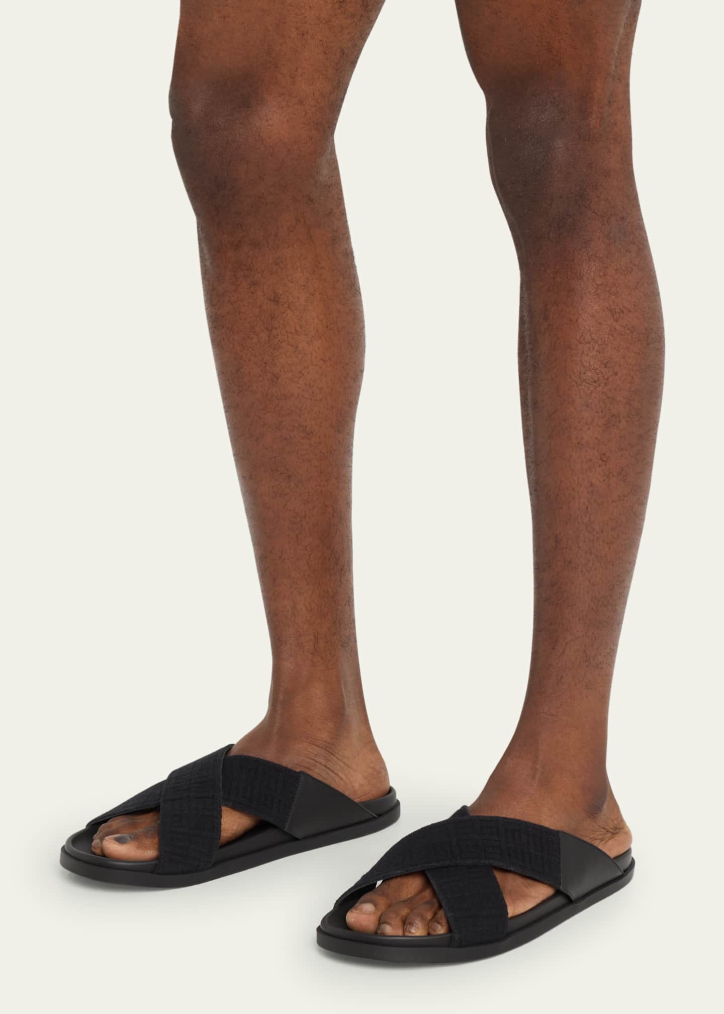 Givenchy Men s G Plage Crisscross Slide Sandals