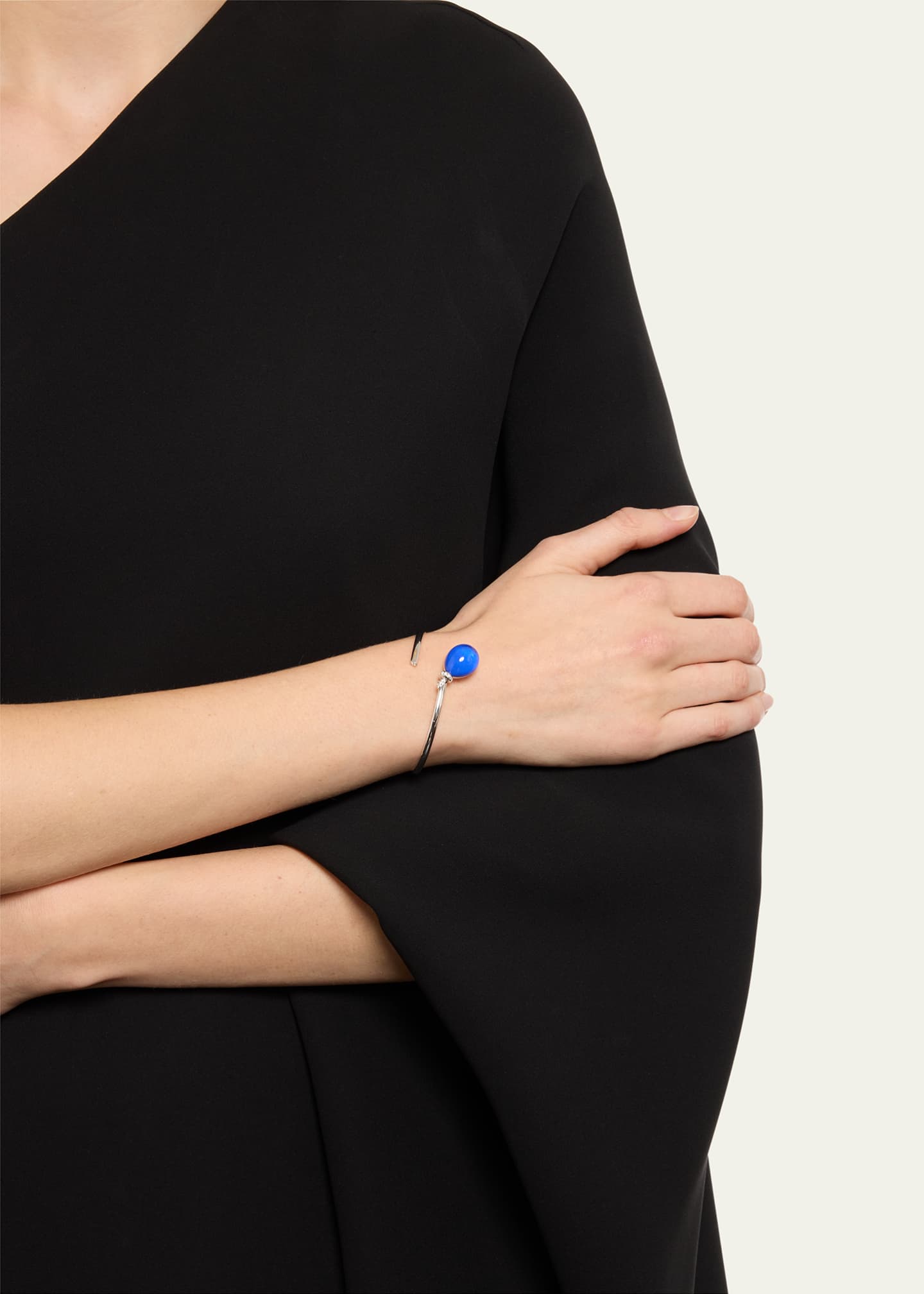 Vhernier Palloncini Mini Bracelet with Diamonds, Rock Crystal and Lapis Image 2 of 4