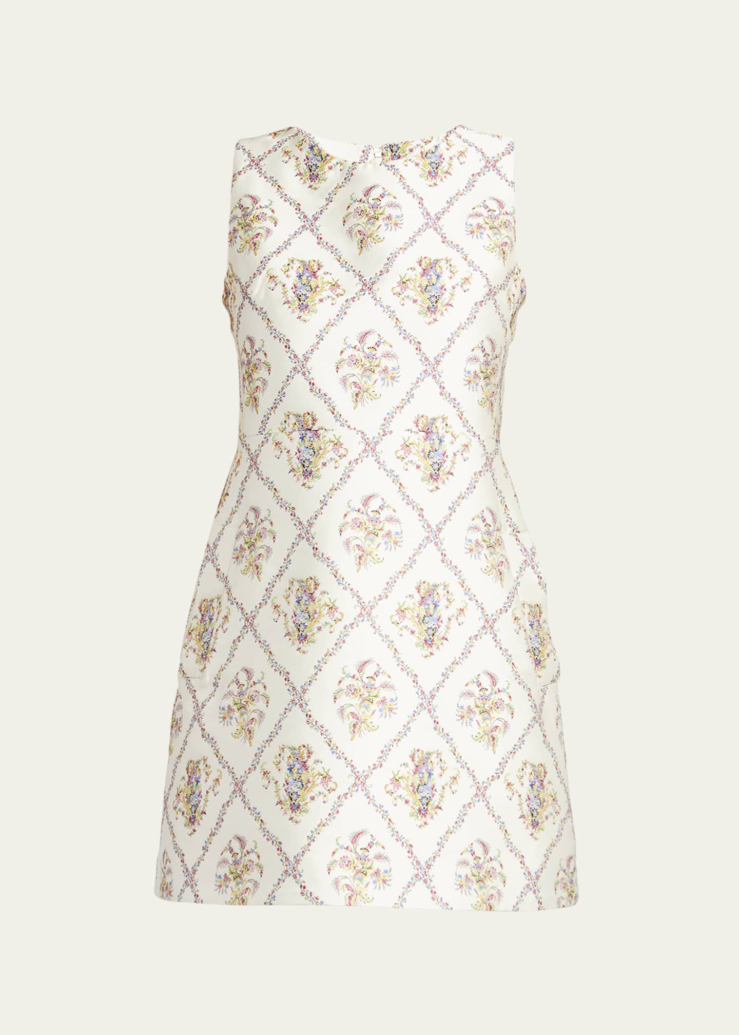 Etro Micor Floral Jacquard Mini Dress