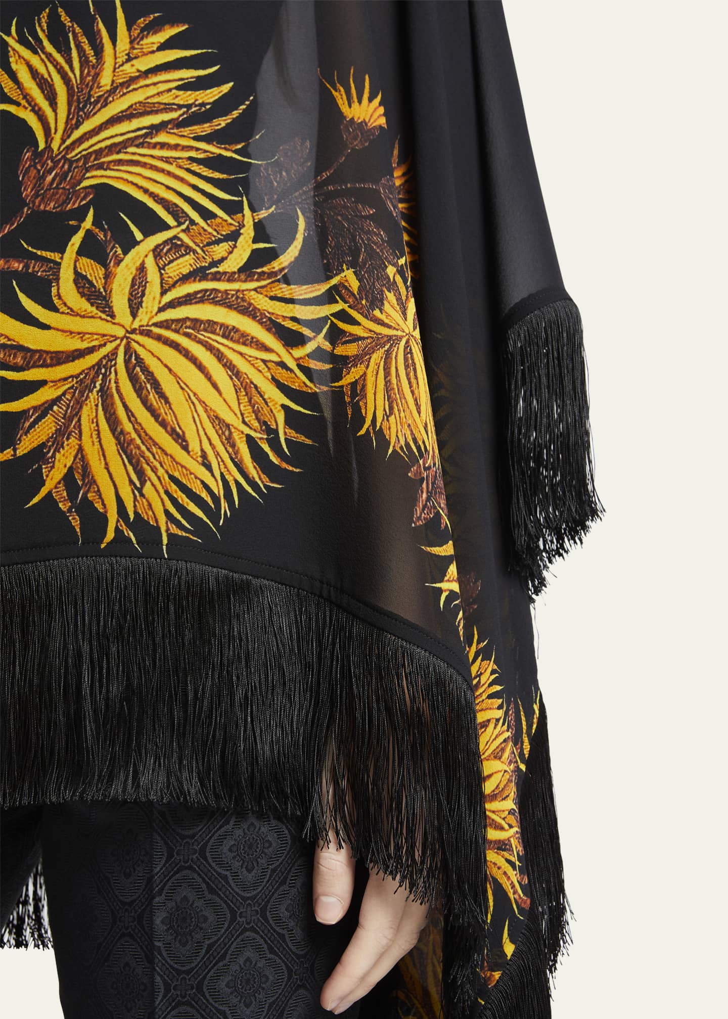 Katrina Sheer Poncho Bronze main image 1