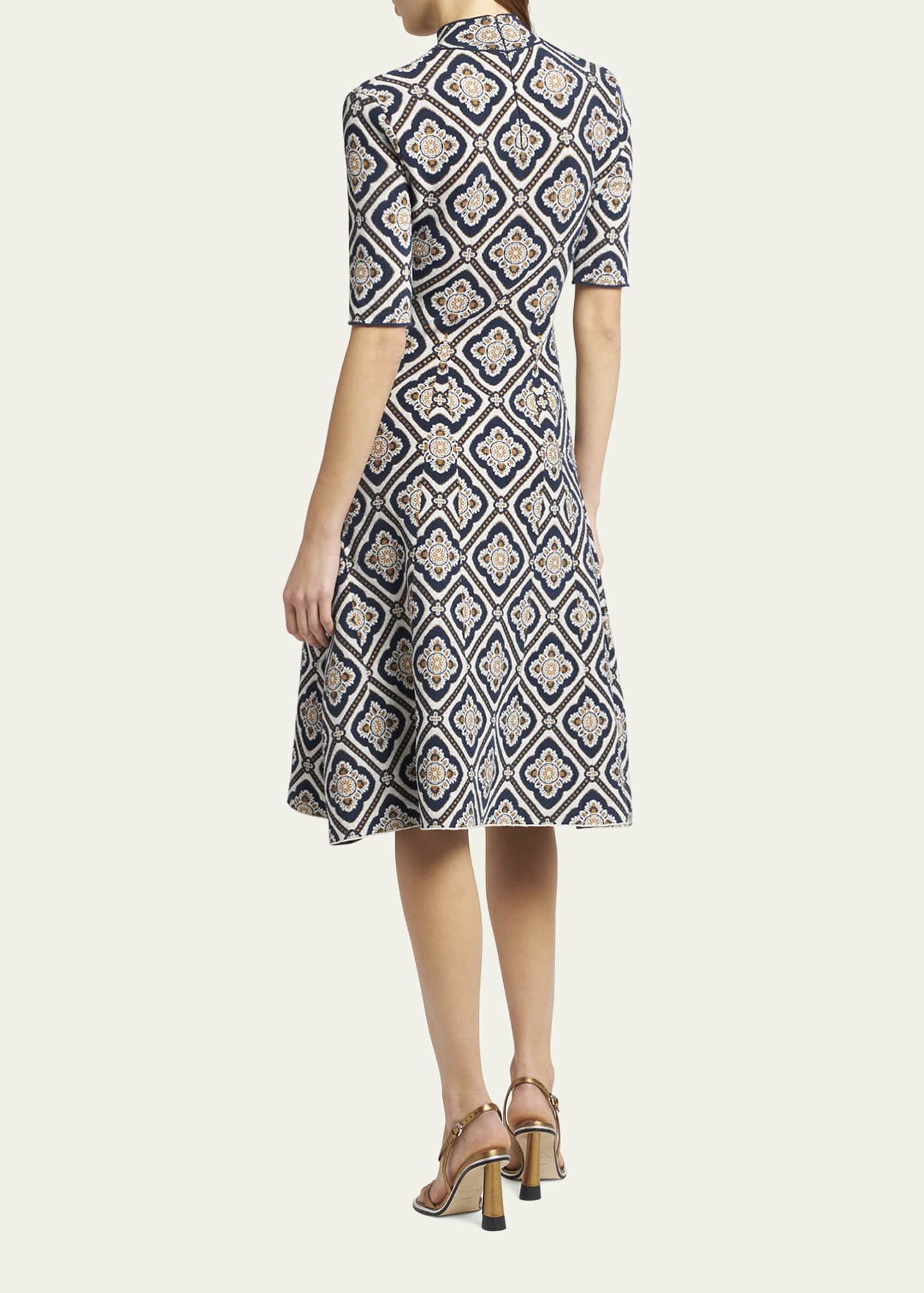 Etro Patterned Knit Midi Dress - Bergdorf Goodman