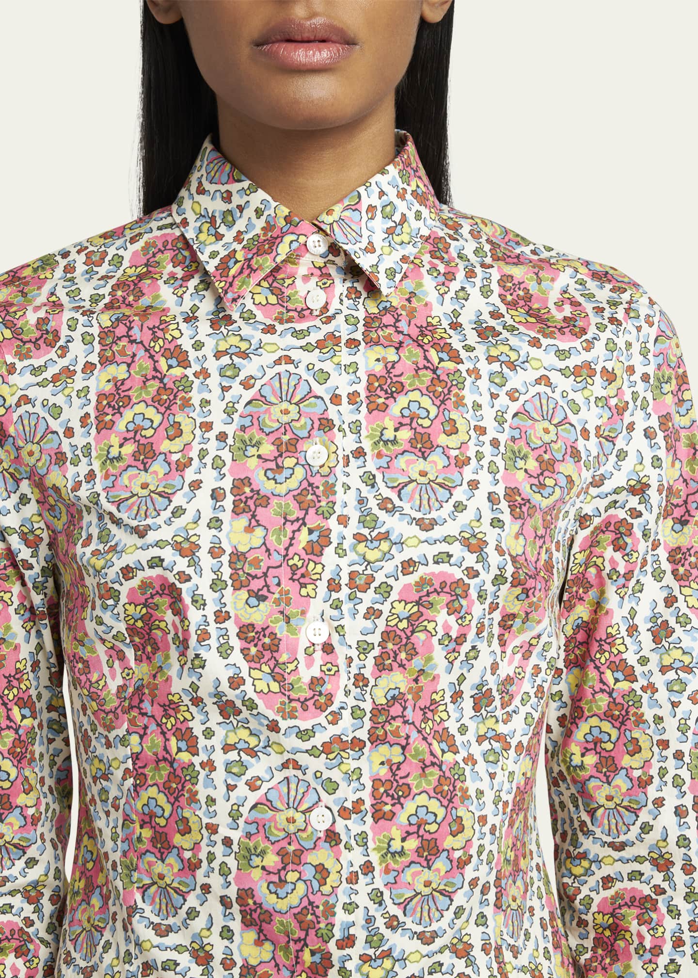 Etro Floral Paisley Button-Front Shirt - Bergdorf Goodman