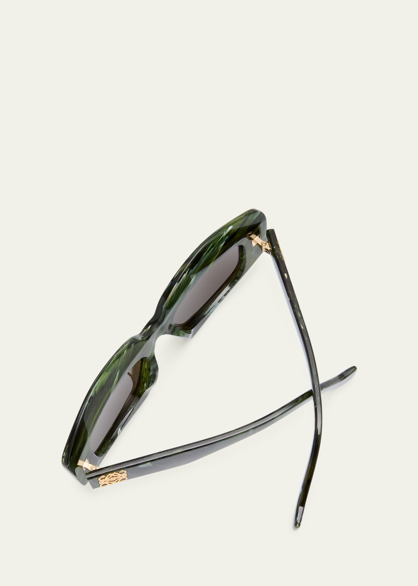 Green acetate sunglasses on sale