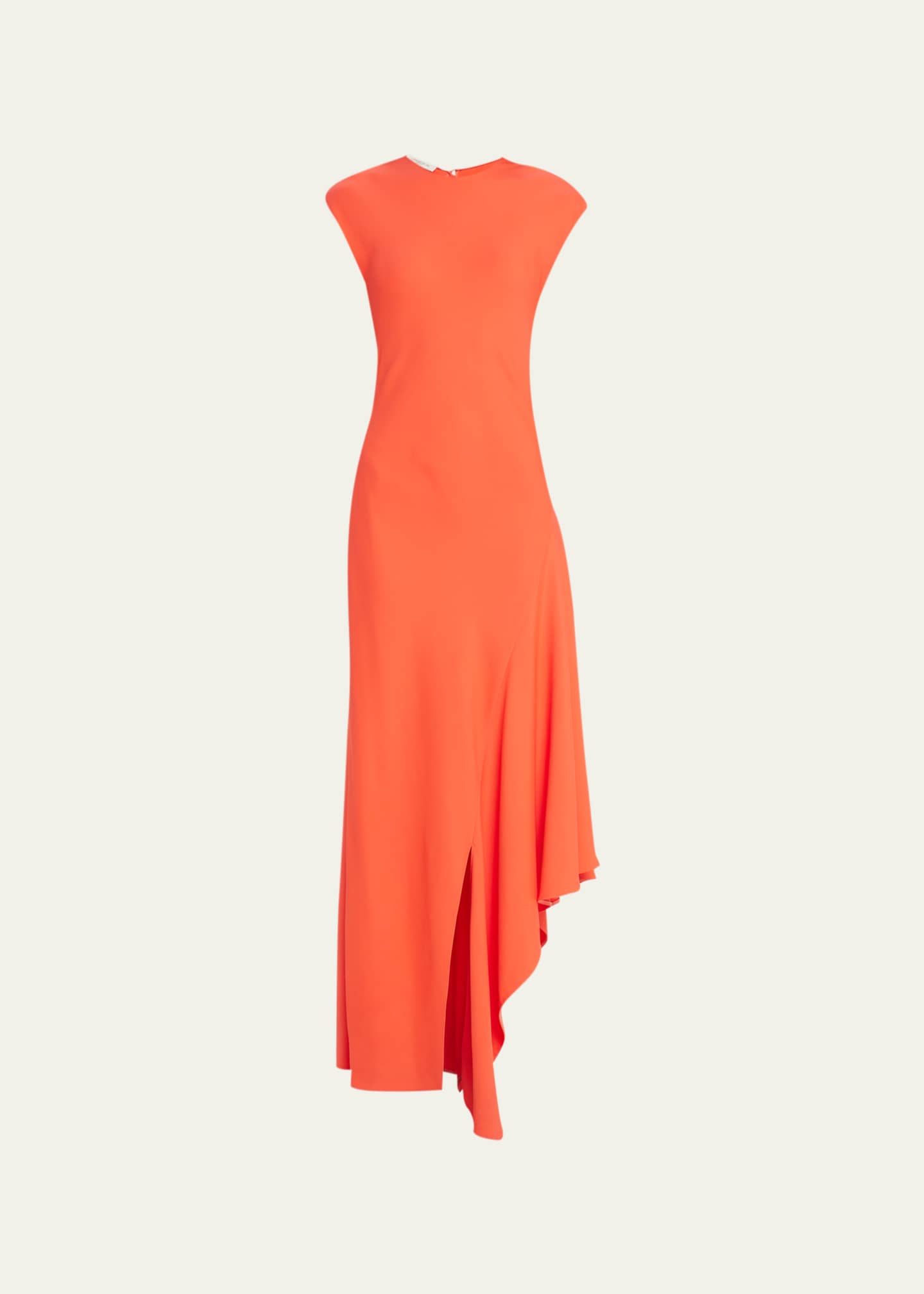 Lafayette 148 New York ViscoseSilk Asymmetric CapSleeve Dress