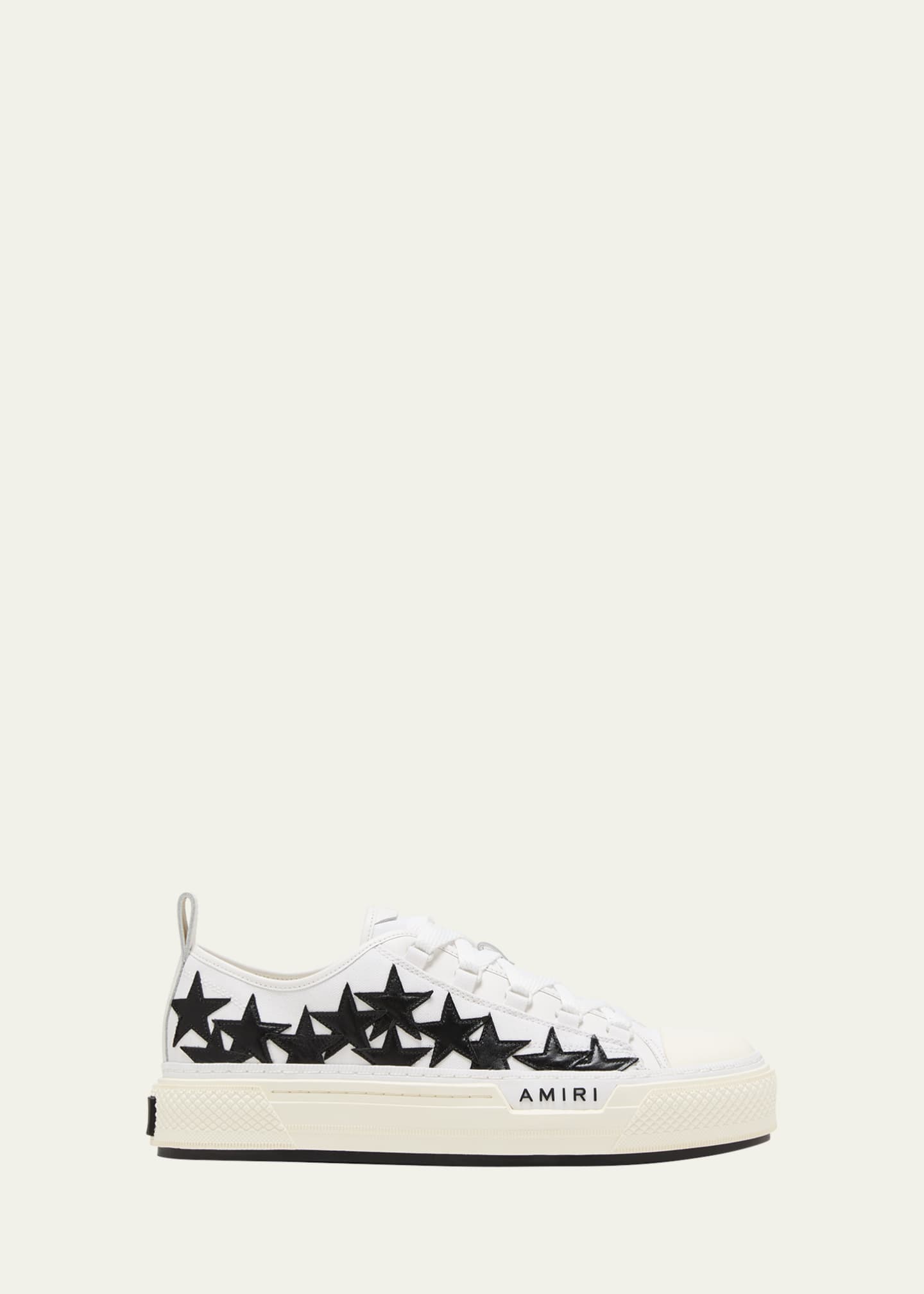Amiri Men #39 s Stars Court Canvas Low Top Sneakers Bergdorf Goodman