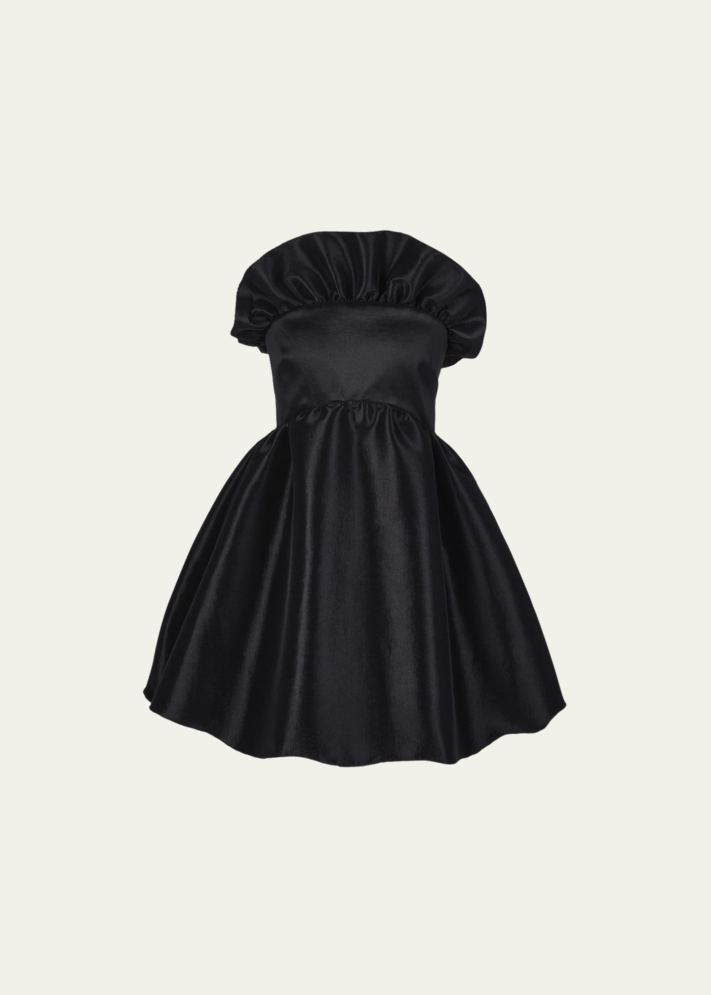 Kika Vargas Emily Floral-Print Strapless Ruffle Mini Dress - Bergdorf ...
