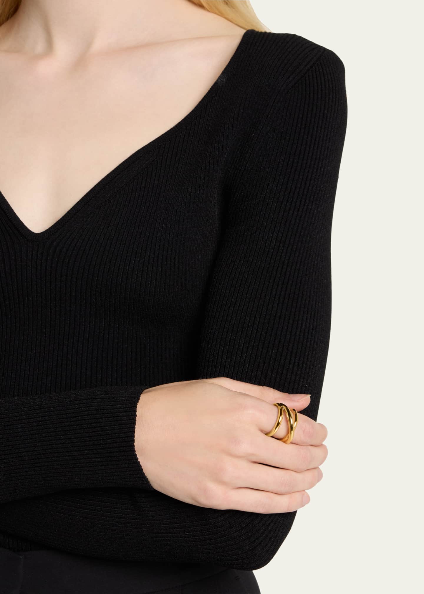 Charlotte Chesnais Two-Tone Bague Triplet Ring Image 2 of 4