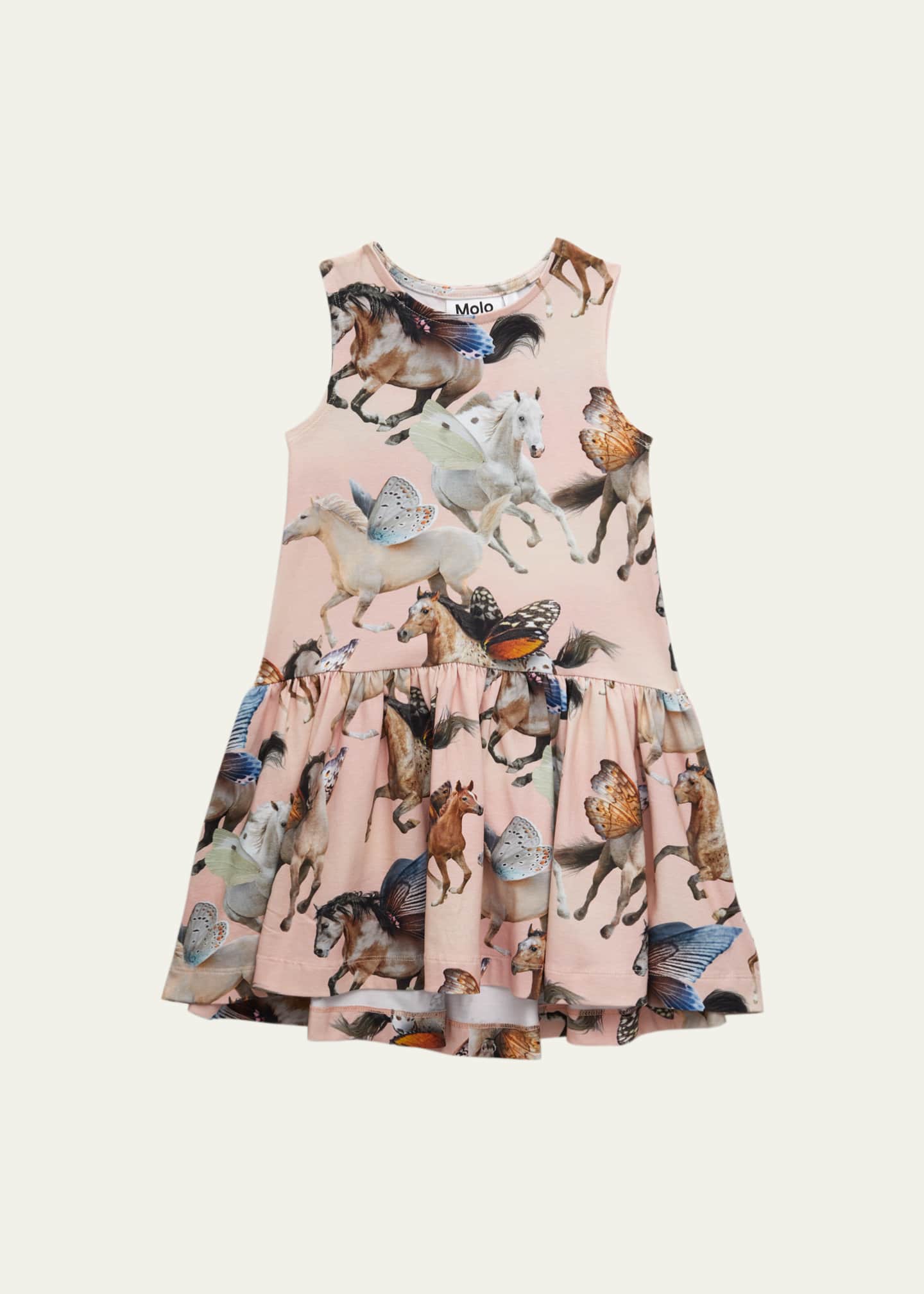 Molo Girl's Candece HorsePrint Dress, Size 3T12 Bergdorf Goodman — free download