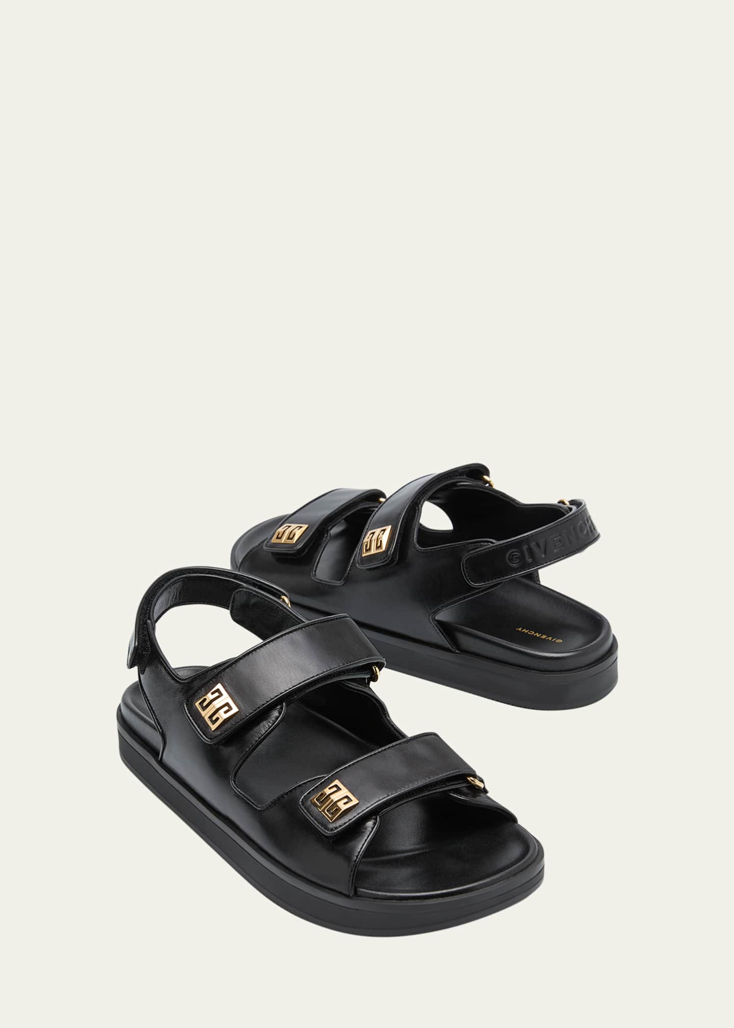 Givenchy 4G Leather Strap Flat Sandals Image 7 of 7