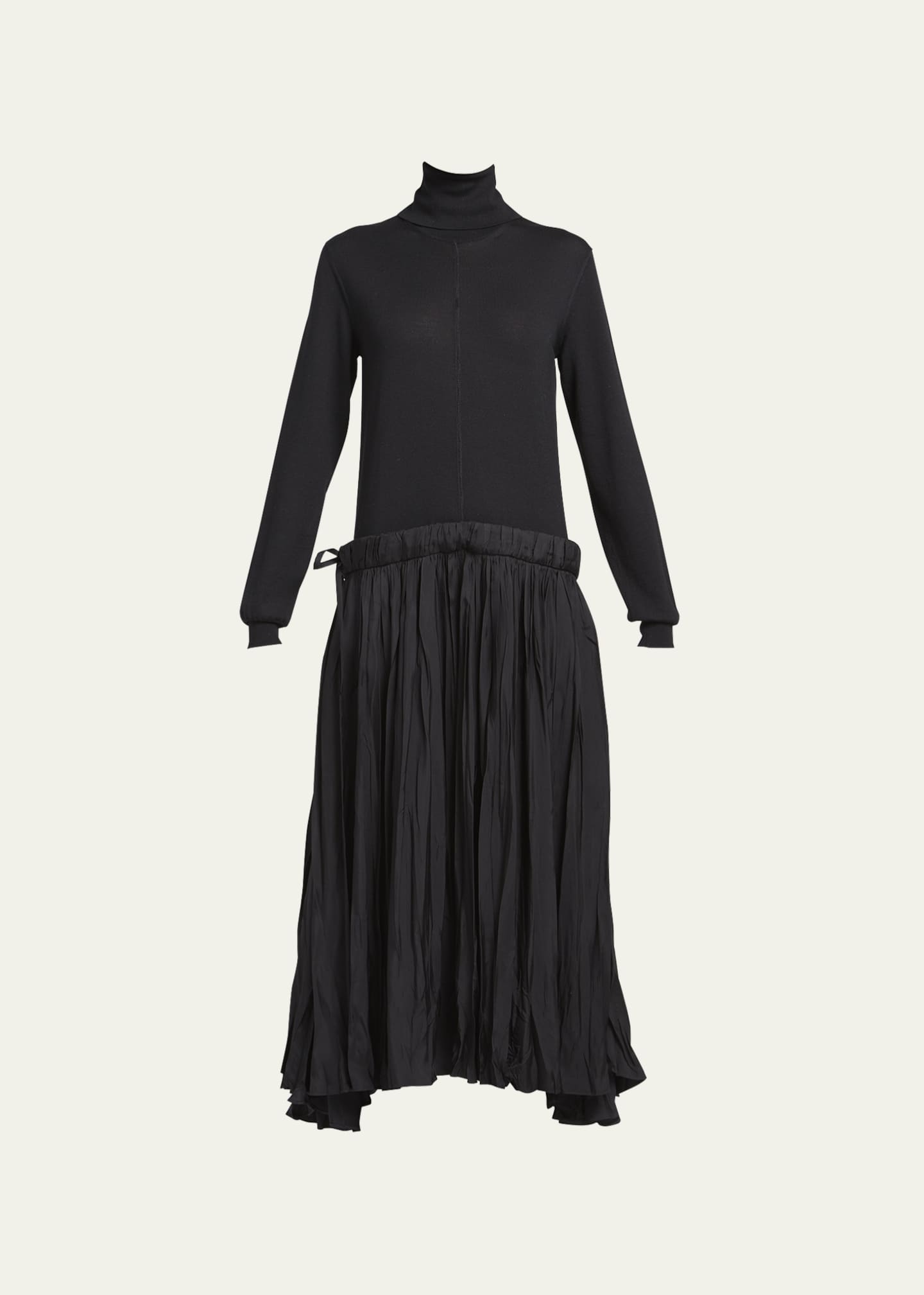 Gorgeous High Collar Elegant A Line Wedding Dress Lace Puff Long Sleeves High Neck Korea Wedding Bridal Gowns Robe de mariage main image 0