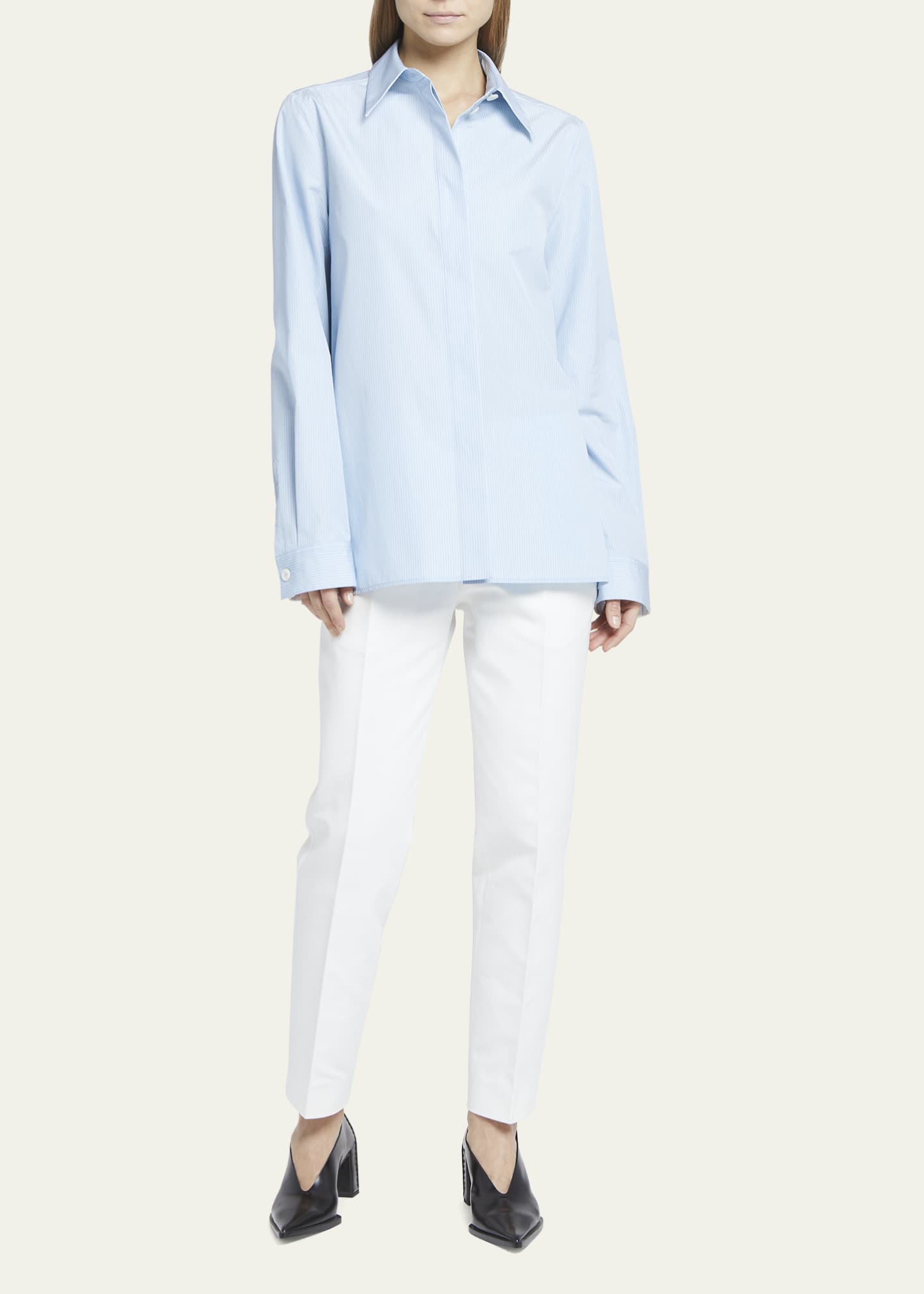 Jil Sander Monday Stripe Shirt Image 2 of 5