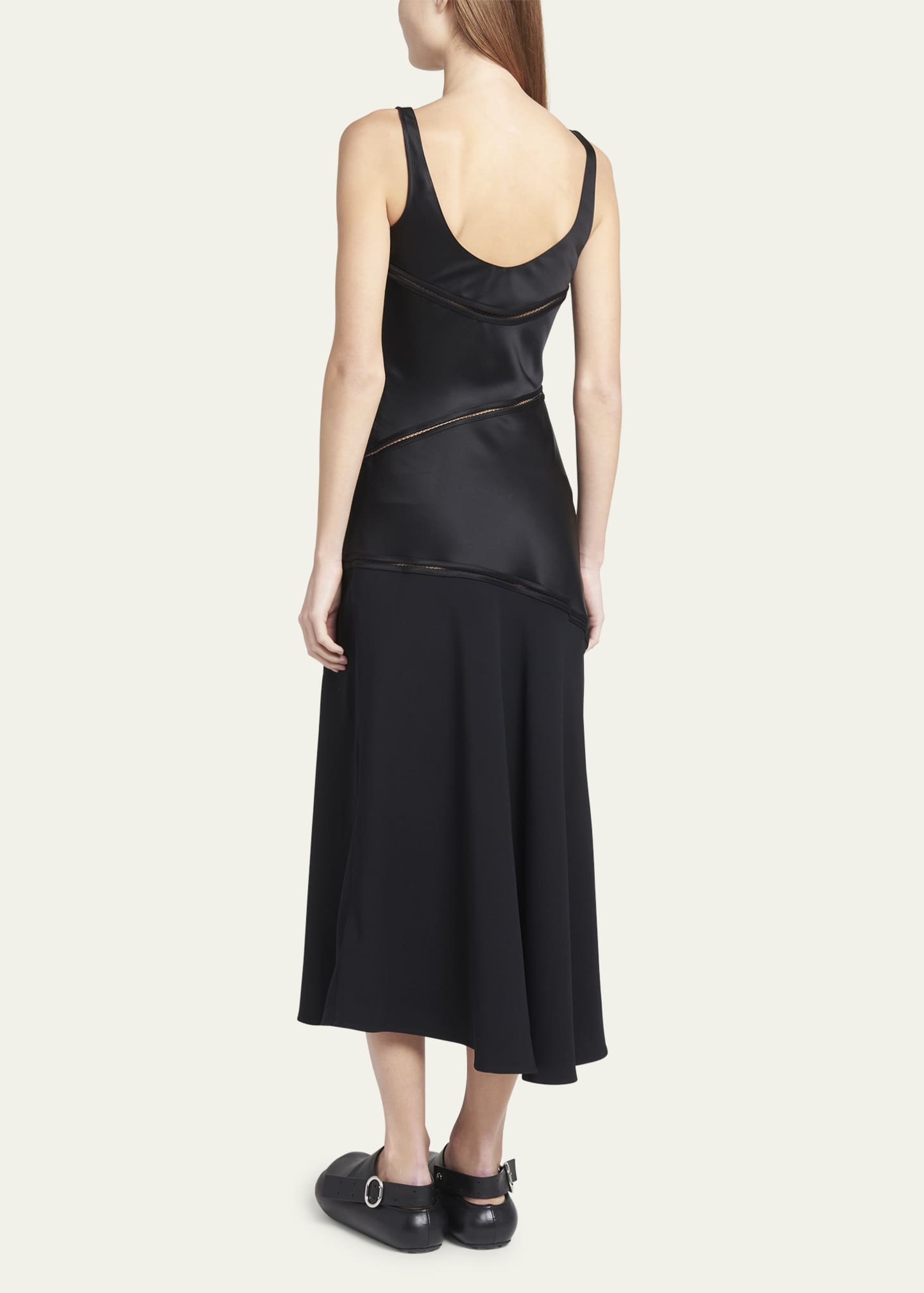 Vince raw edge best sale silk tank dress