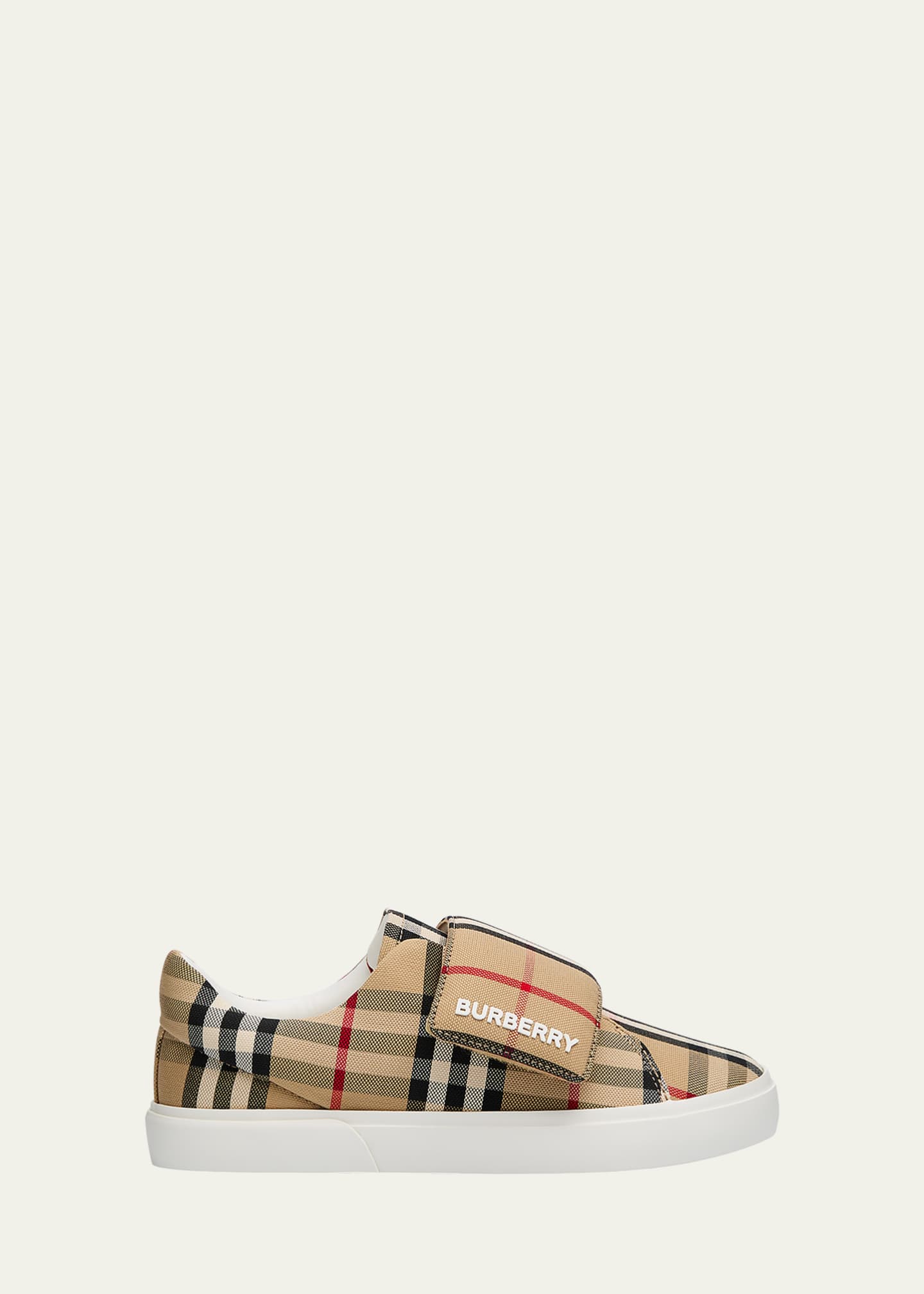 Burberry Kid s James Check Print Sneakers Toddlers Kids Bergdorf Goodman