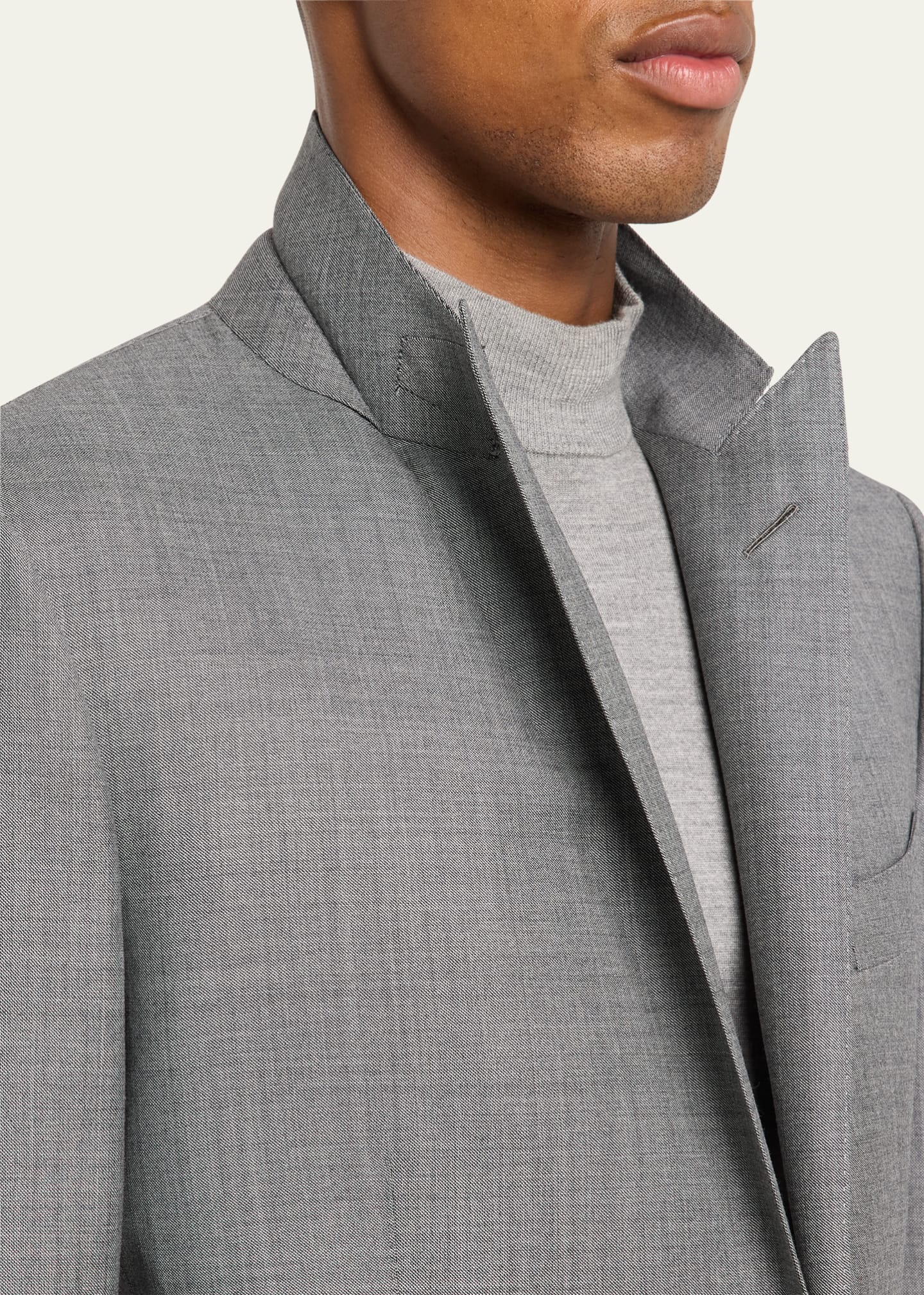 TOM FORD Men's Modern Fit Sharkskin Suit Image 8 of 8