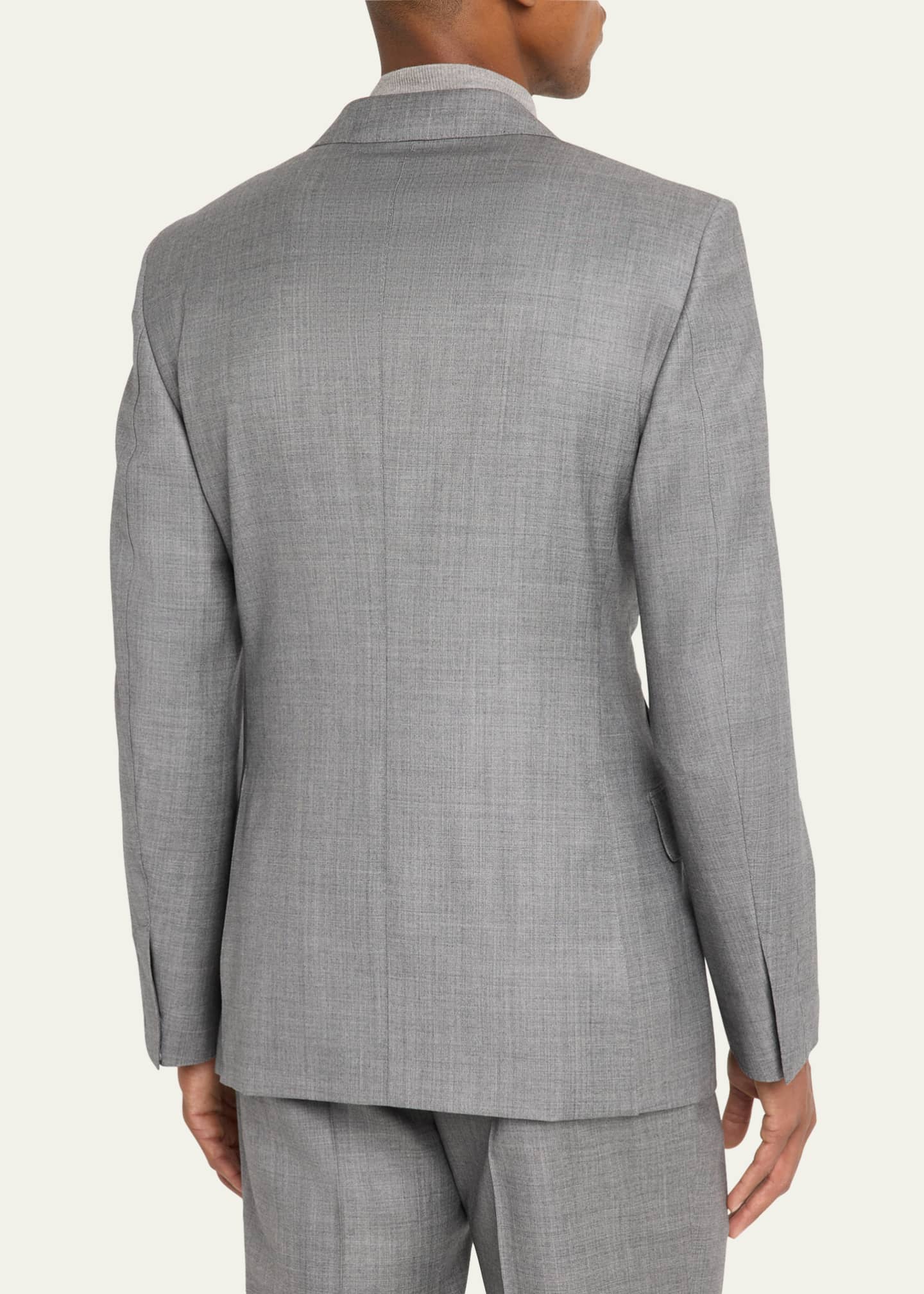 TOM FORD Men's Modern Fit Sharkskin Suit Image 5 of 8
