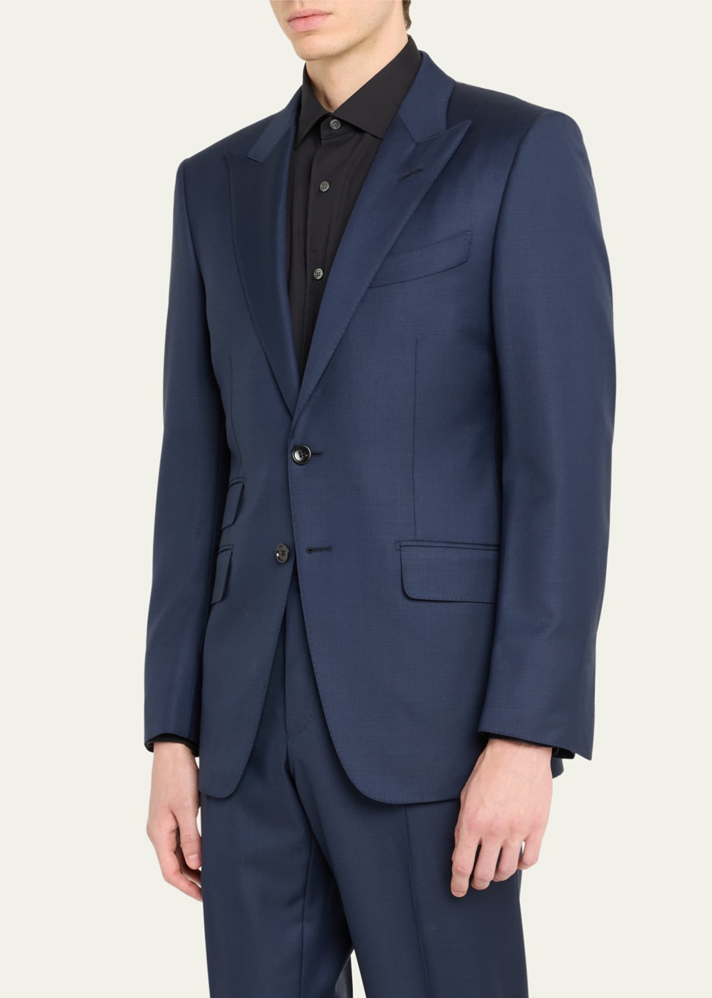 TOM FORD Men's Modern Fit Sharkskin Suit - Bergdorf Goodman