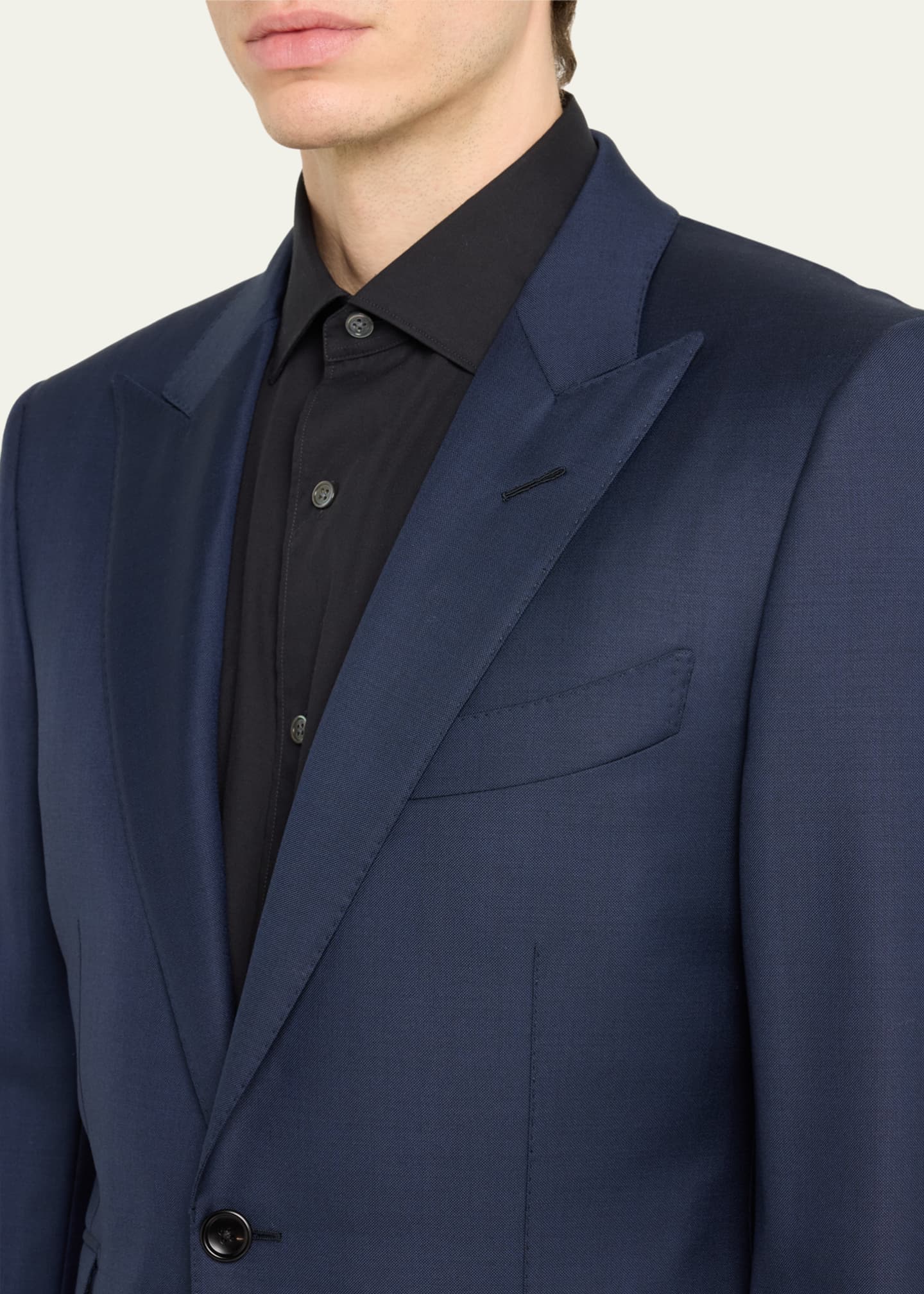 TOM FORD Men's Modern Fit Sharkskin Suit - Bergdorf Goodman