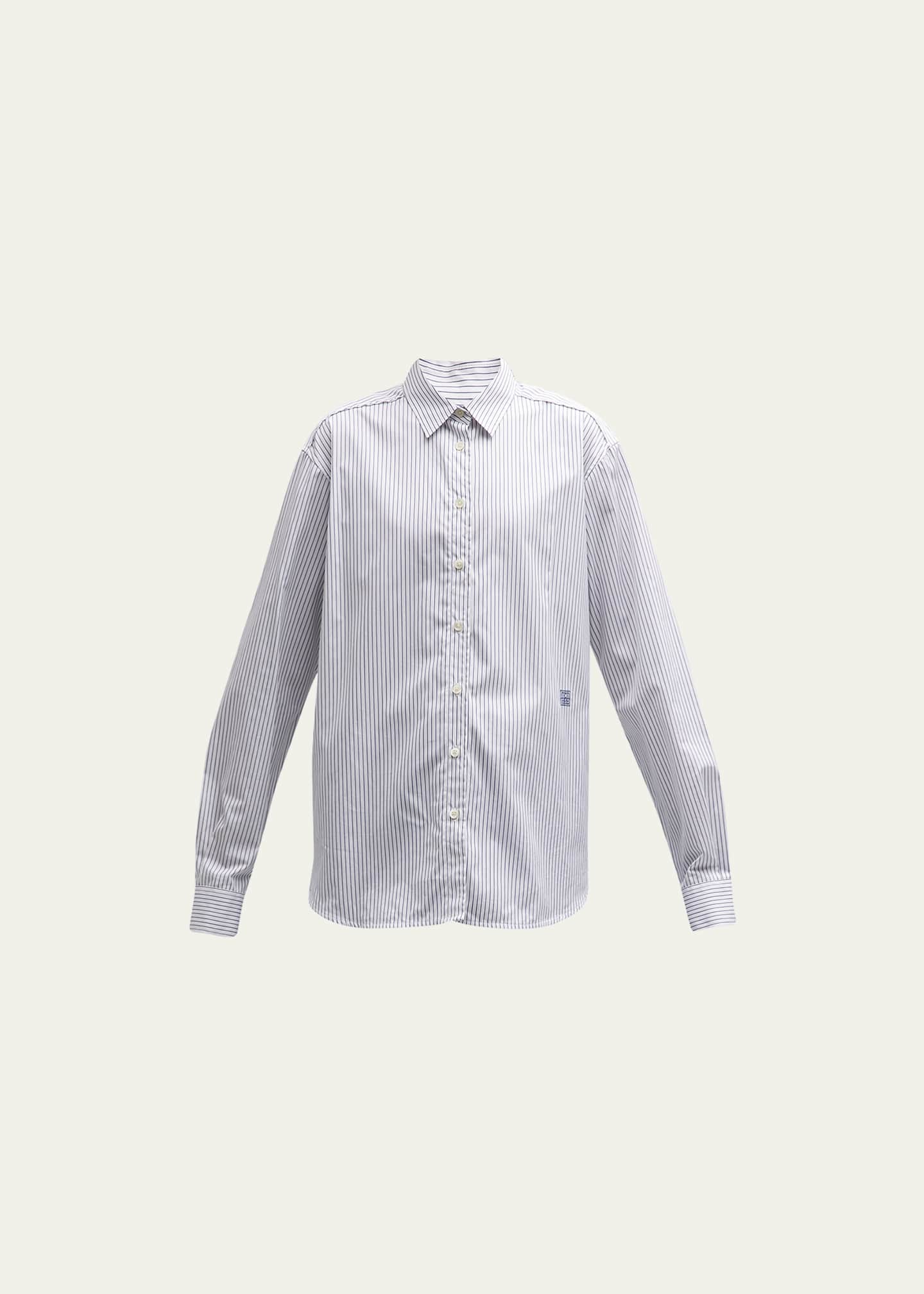 Toteme Stripe Signature Cotton Button Down Shirt Bergdorf Goodman