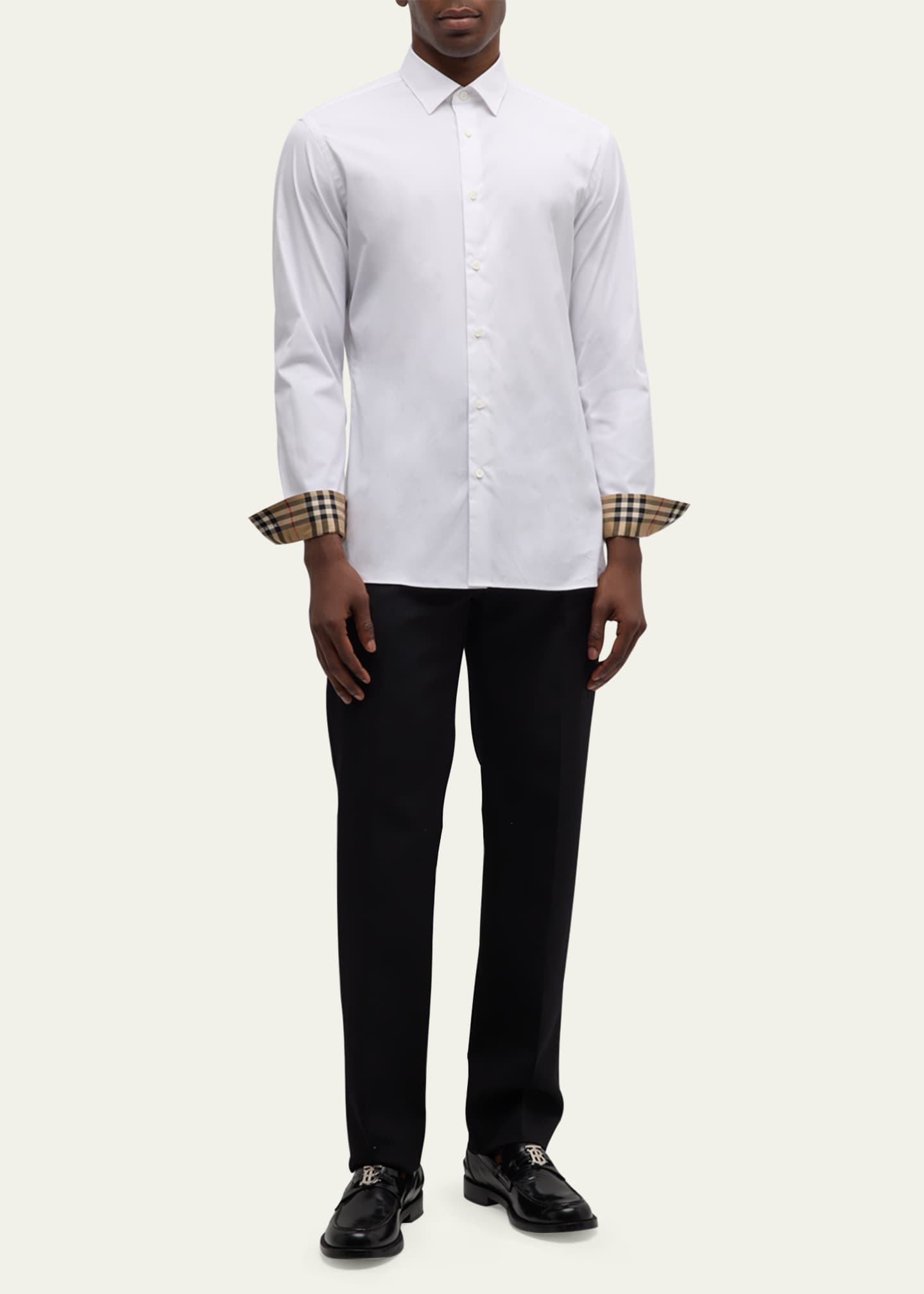 Burberry cuff shirt sales