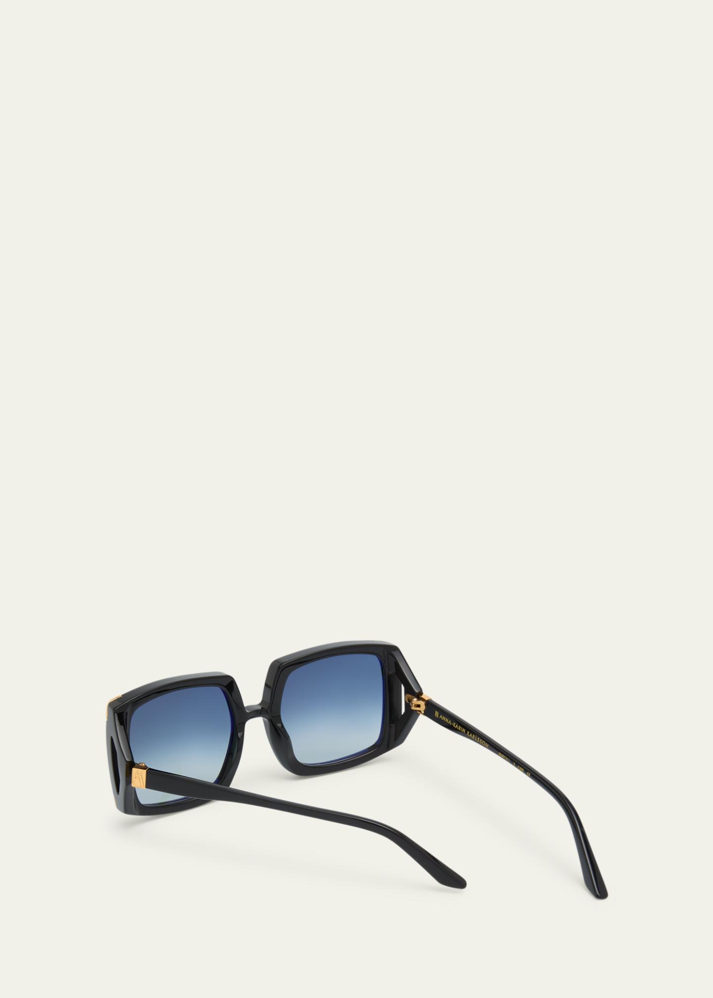 Anna-Karin Karlsson Strawberry Moon Square Black Acetate  display picture 2