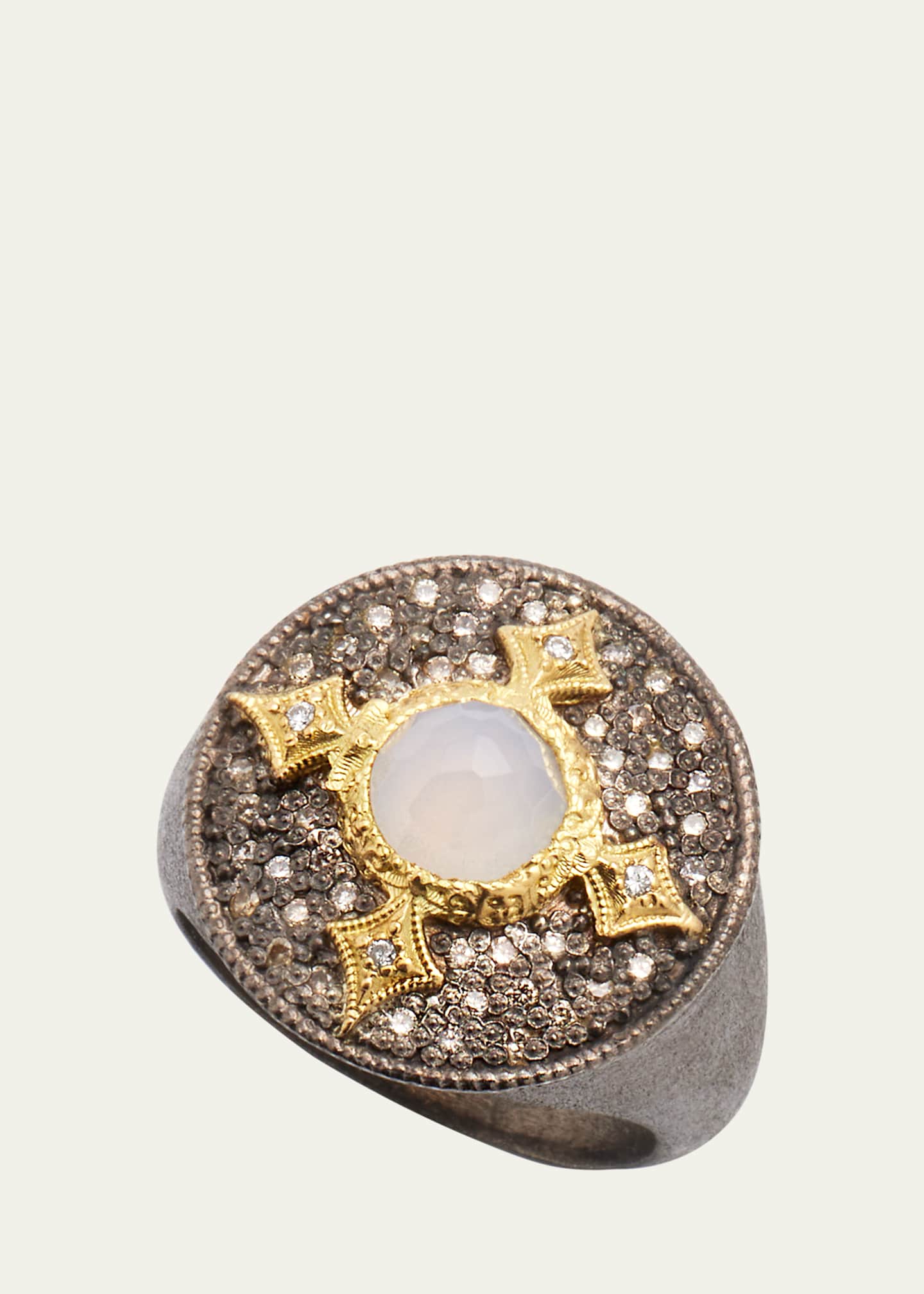 Armenta Old World Chalcedony Statement Ring Image 3 of 4