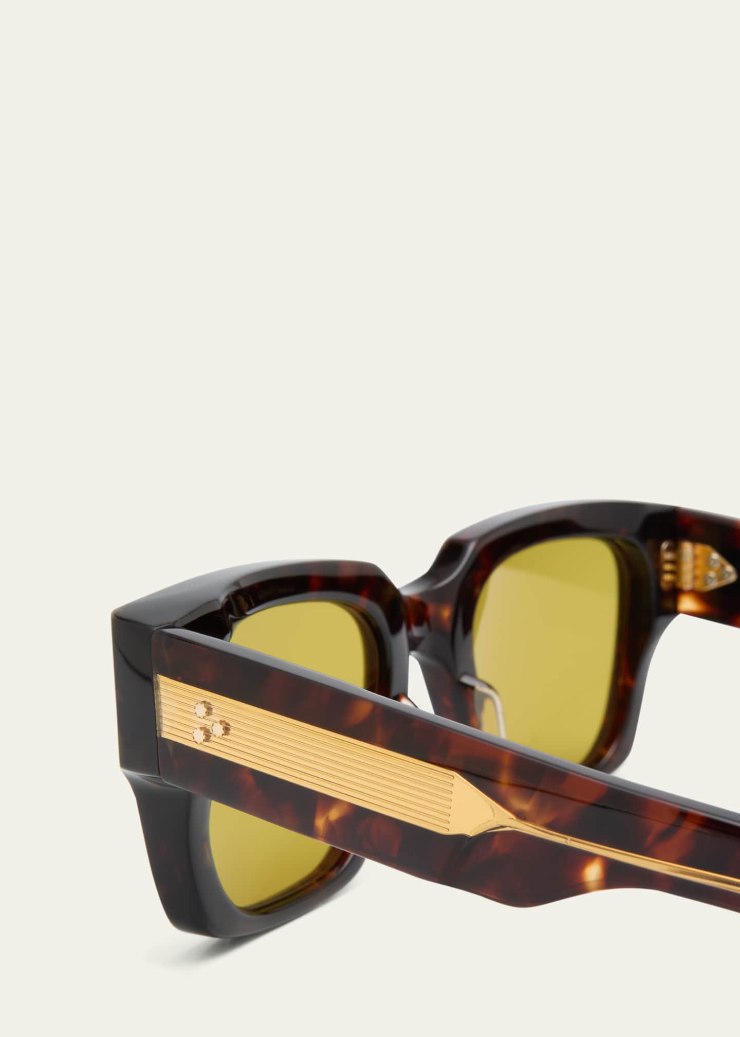 Jacques Marie Mage Men's Enzo Acetate Square Sunglasses Bergdorf Goodman